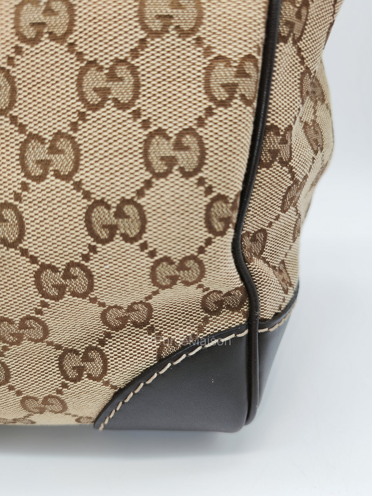 Gucci Web Mayfair Tote Bag in GG Canvas | Purse Maison Luxury Bags Shop