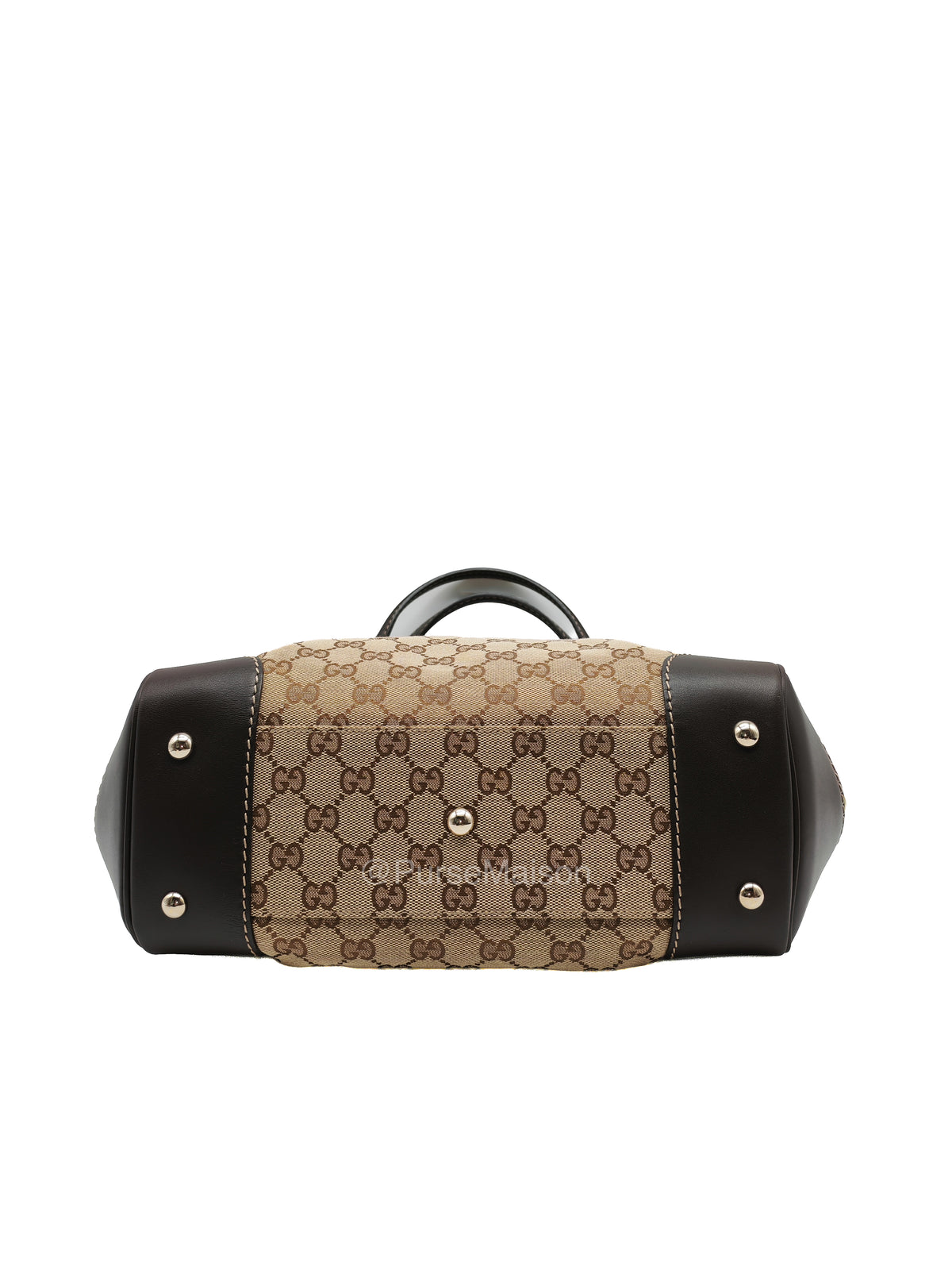 Gucci Web Mayfair Tote Bag in GG Canvas | Purse Maison Luxury Bags Shop