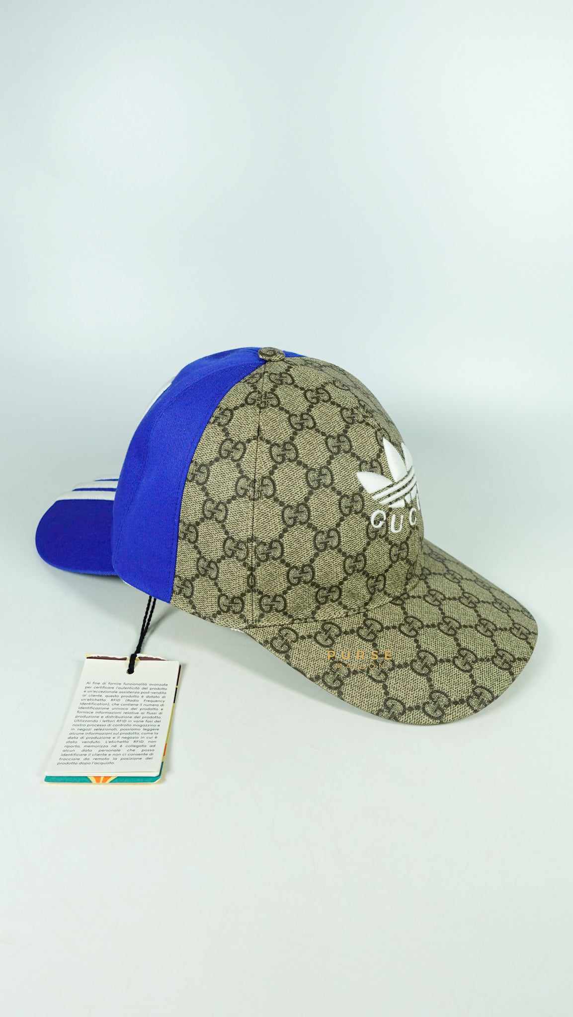 Gucci x Adidas Baseball Hat with Two Peaks Mocked (59cm)