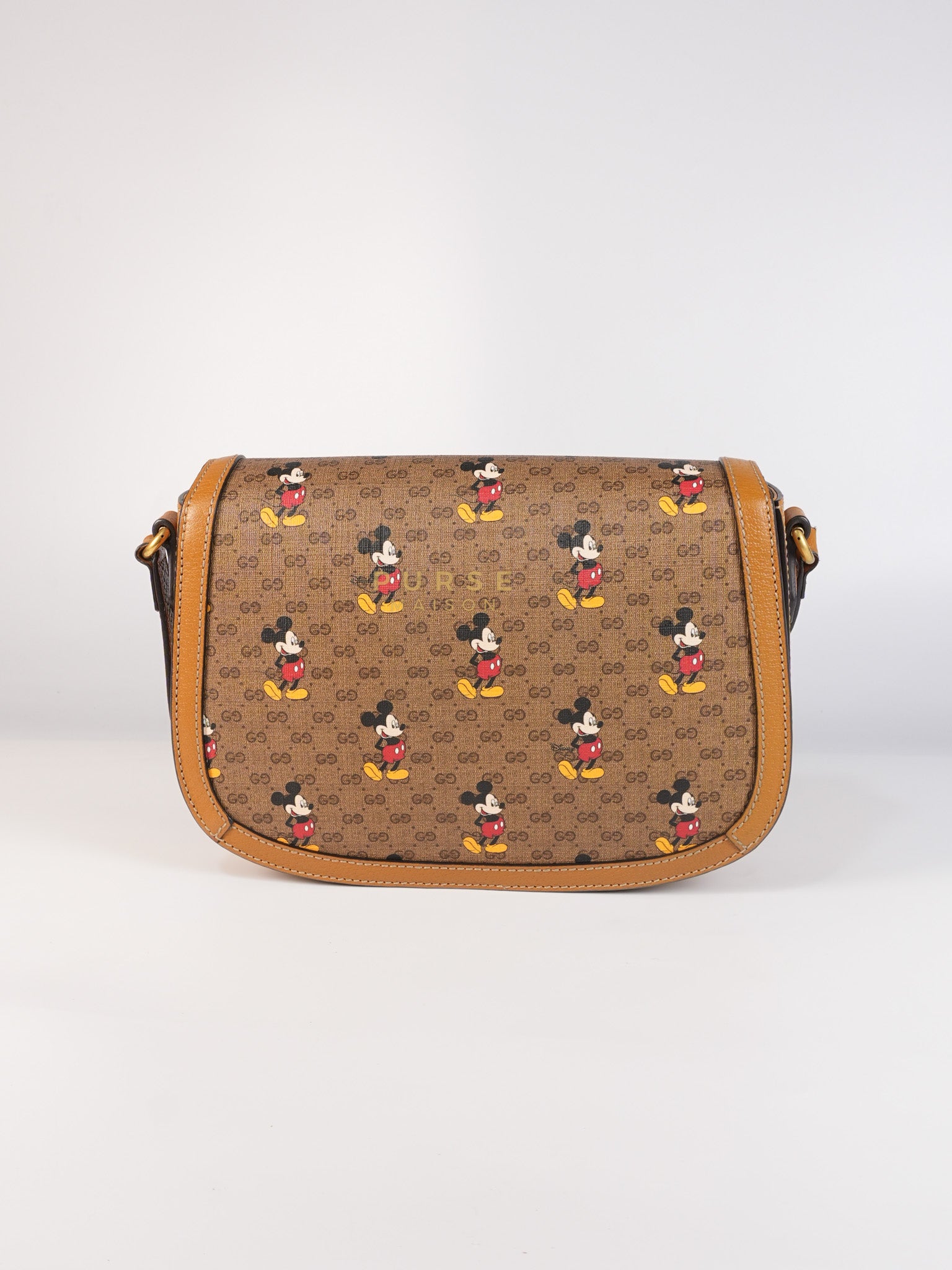Gucci x Disney Mickey Mouse GG Supreme Canvas Crossbody Bag | Purse Maison Luxury Bags Shop