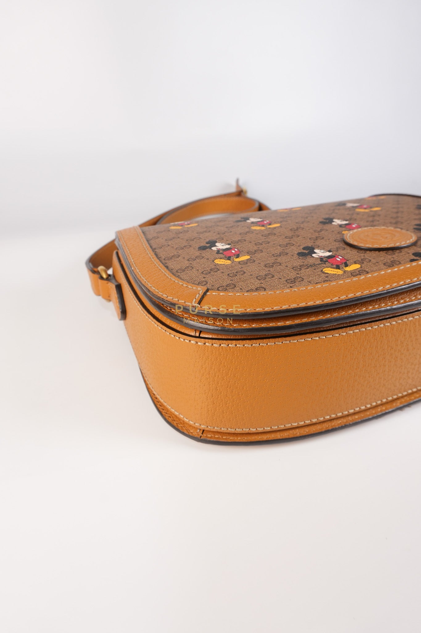 Gucci x Disney Mickey Mouse GG Supreme Canvas Crossbody Bag | Purse Maison Luxury Bags Shop