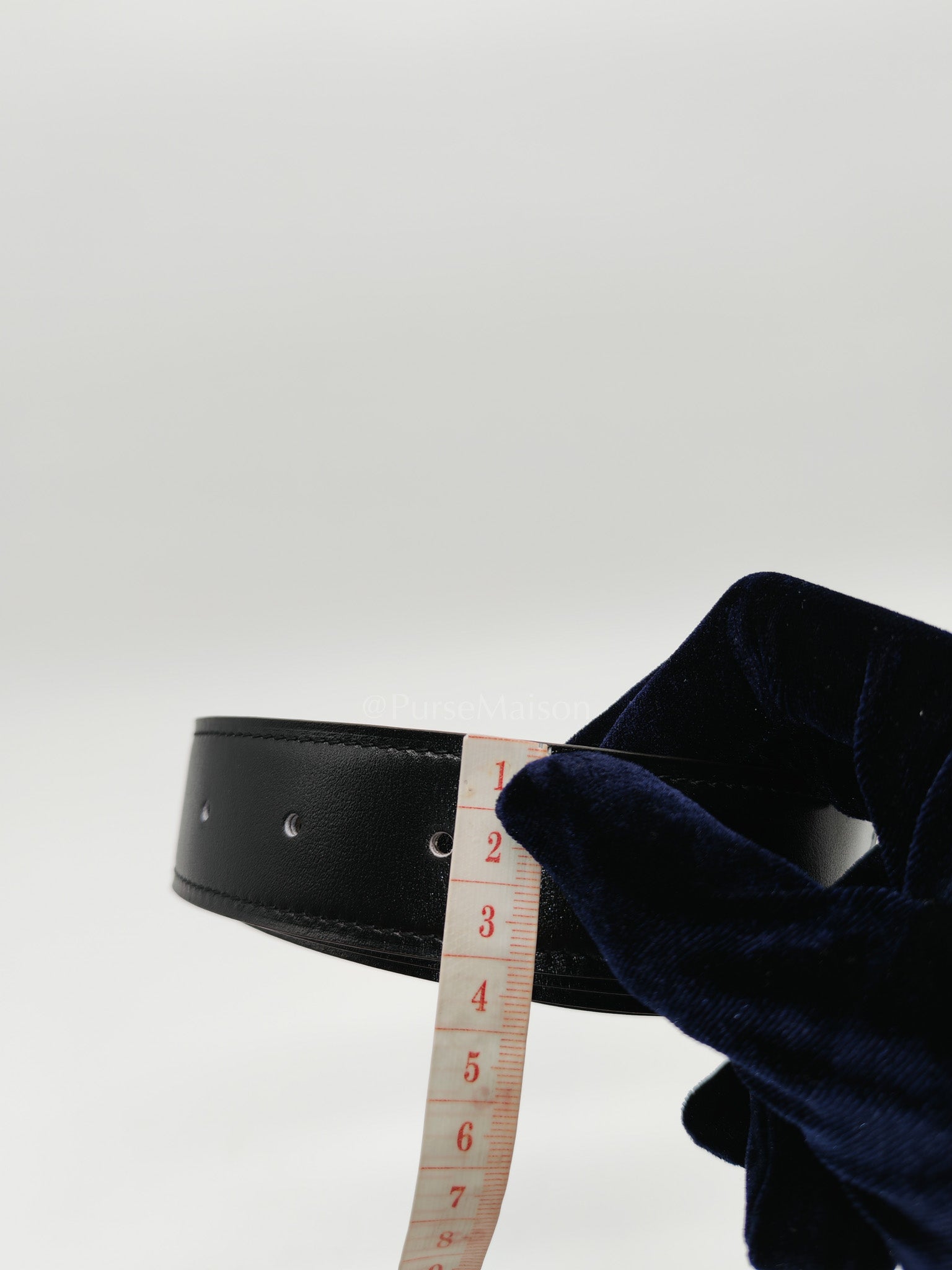 H Buckle Reversible Belt Black Swift & Togo Leather in Palladium Hardware Stamp A(2017) Size 120cm | Purse Maison Luxury Bags Shop