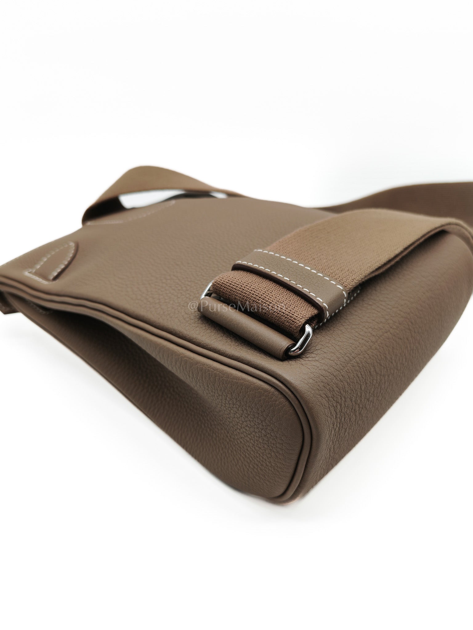 Hac a Dos in Etoupe Togo Leather Palladium Hardware Stamp W(2024) | Purse Maison Luxury Bags Shop