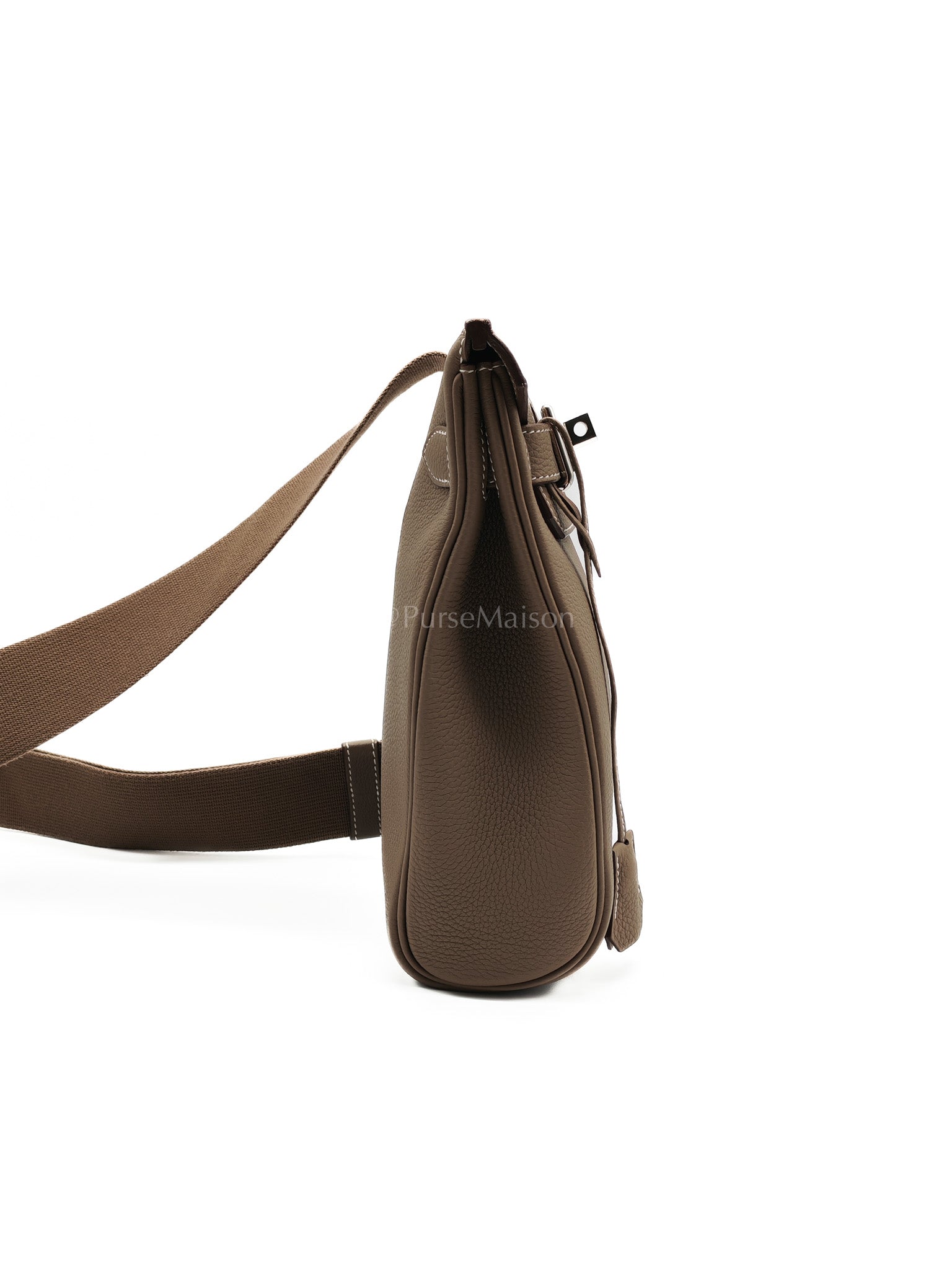 Hac a Dos in Etoupe Togo Leather Palladium Hardware Stamp W(2024) | Purse Maison Luxury Bags Shop