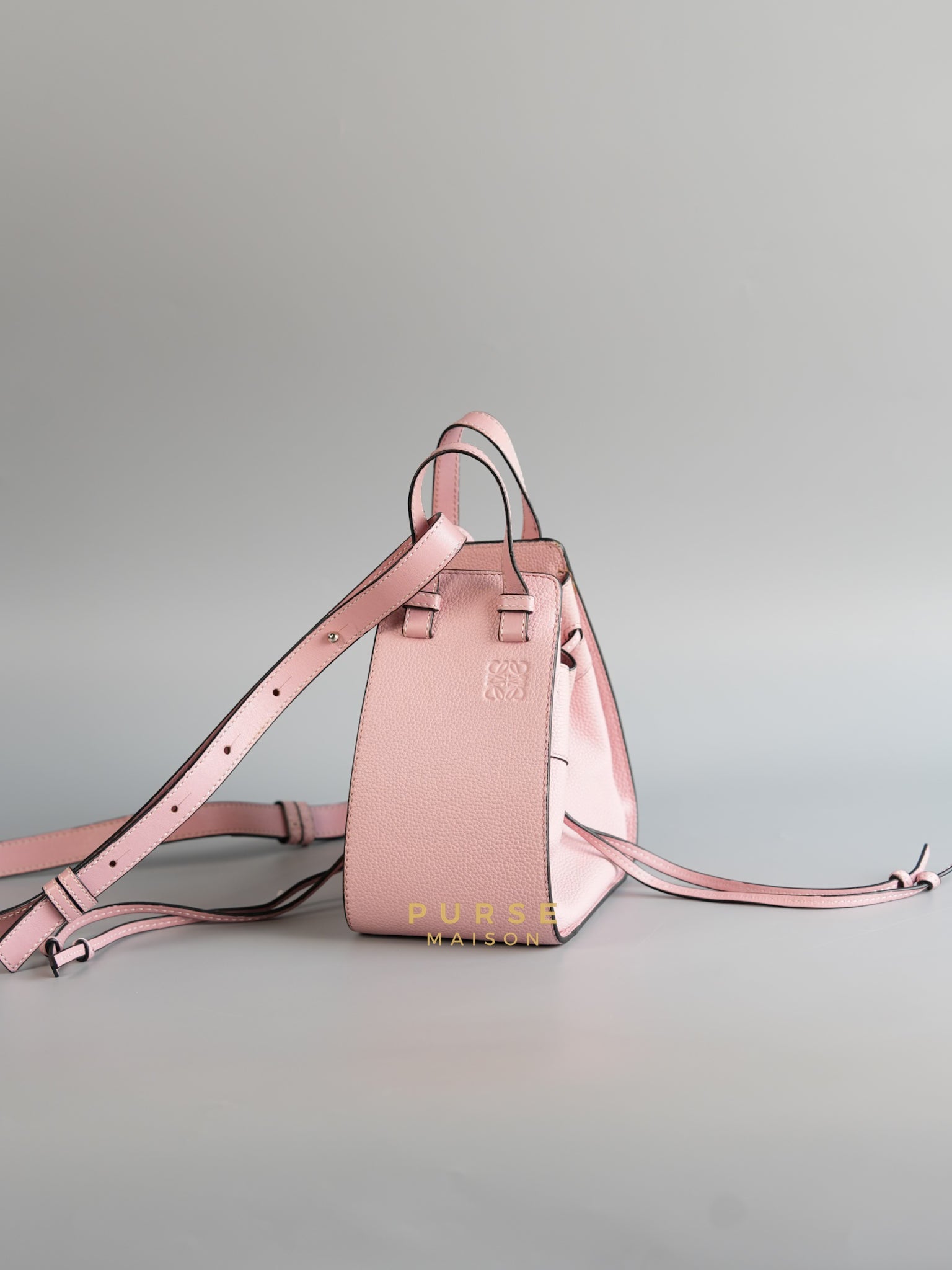 Hammock Mini in Pink Calfskin Bag | Purse Maison Luxury Bags Shop