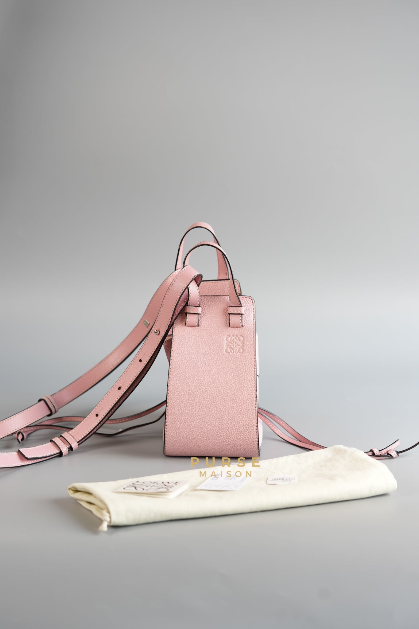 Hammock Mini in Pink Calfskin Bag | Purse Maison Luxury Bags Shop