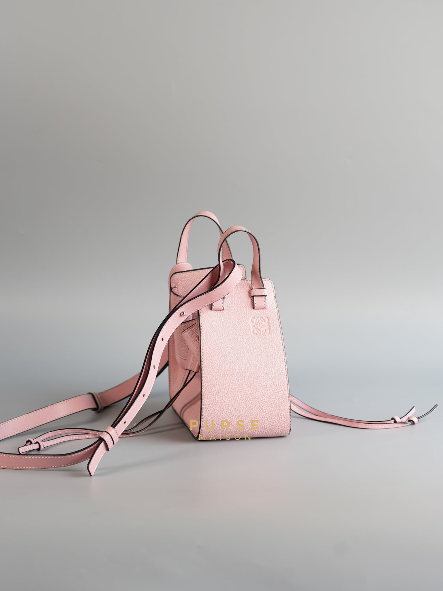 Hammock Mini in Pink Calfskin Bag | Purse Maison Luxury Bags Shop