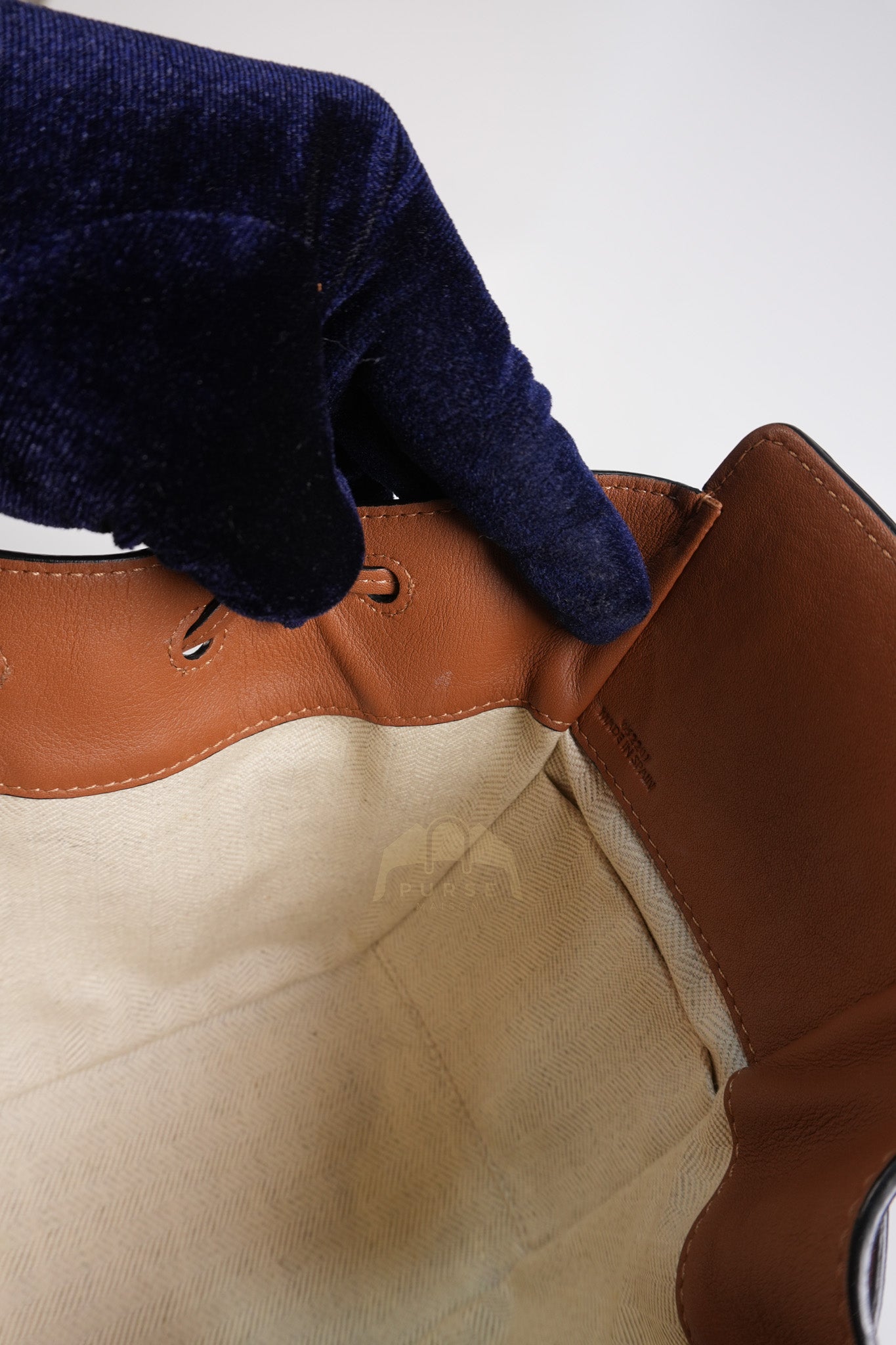 Hammock Mini in Tan Calfskin Leather Crossbody Bag | Purse Maison Luxury Bags Shop