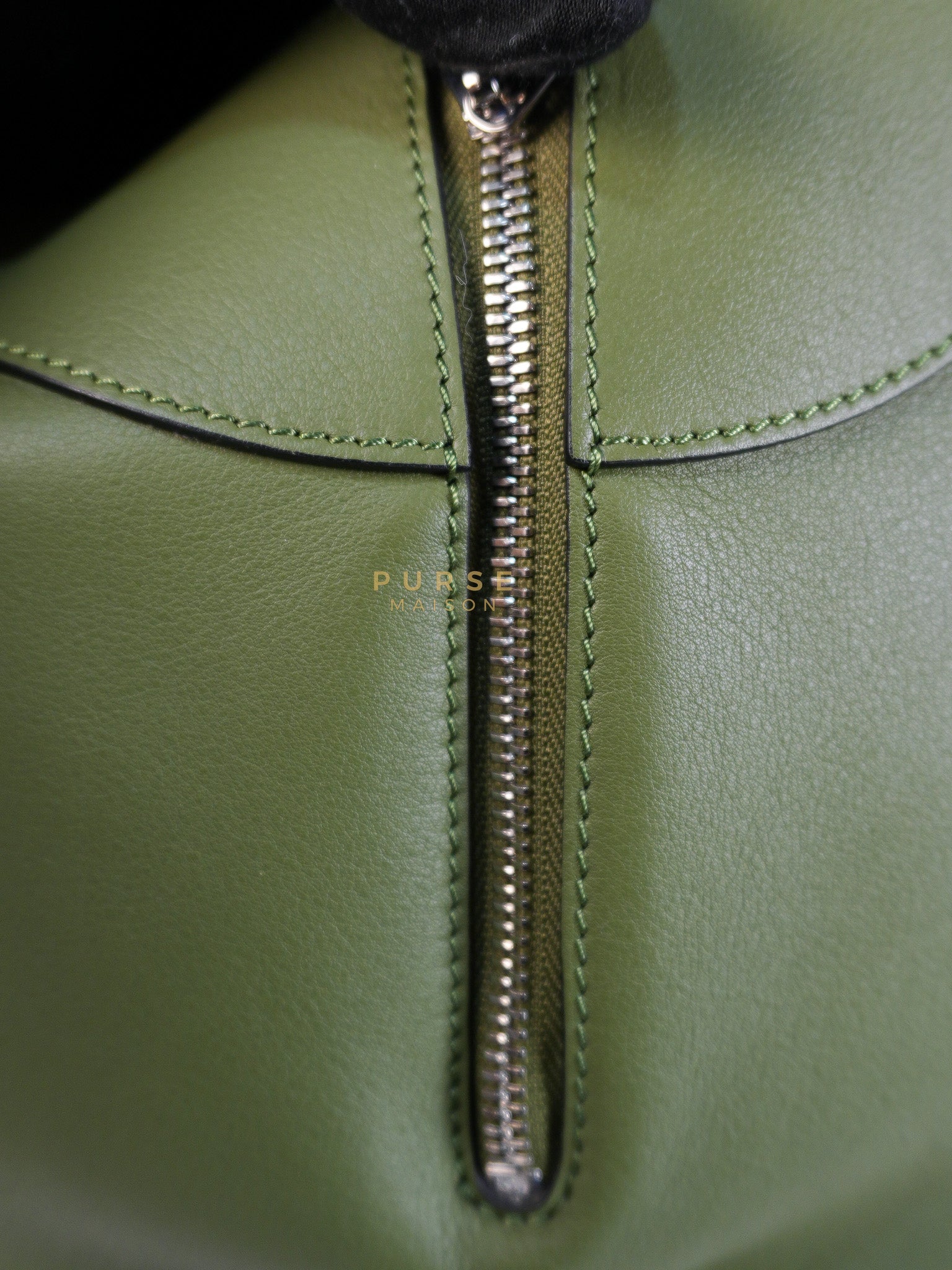 Hammock Small Bag in Clay Green & Silver Hardware | Purse Maison Luxury Bags Shop