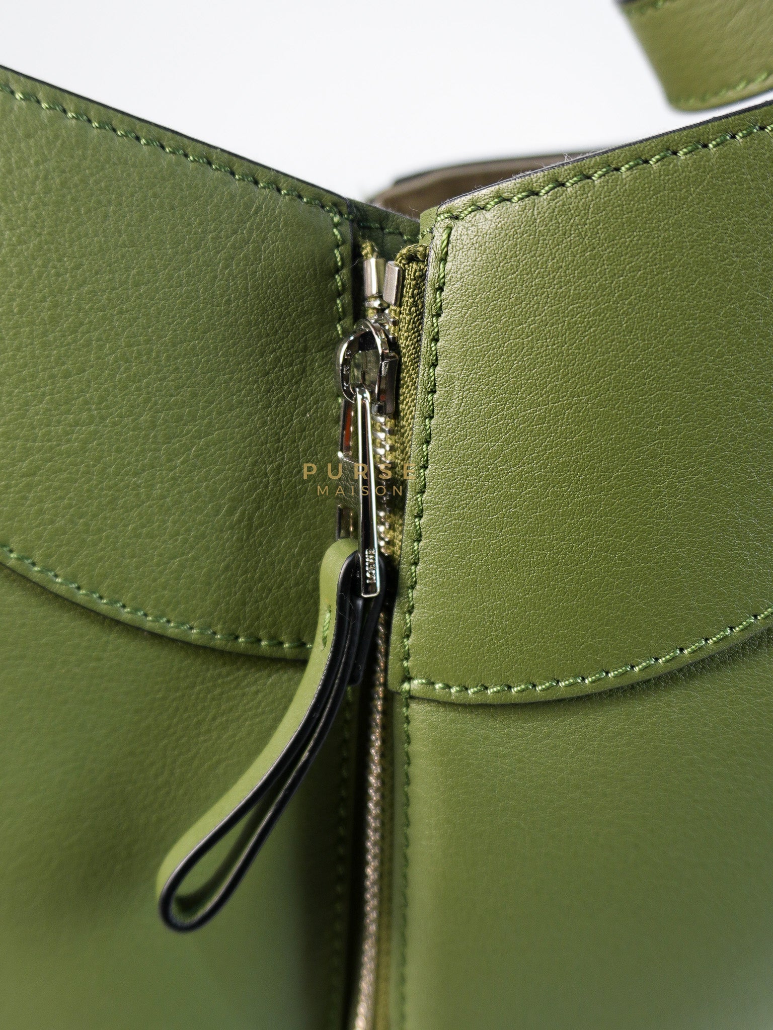 Hammock Small Bag in Clay Green & Silver Hardware | Purse Maison Luxury Bags Shop