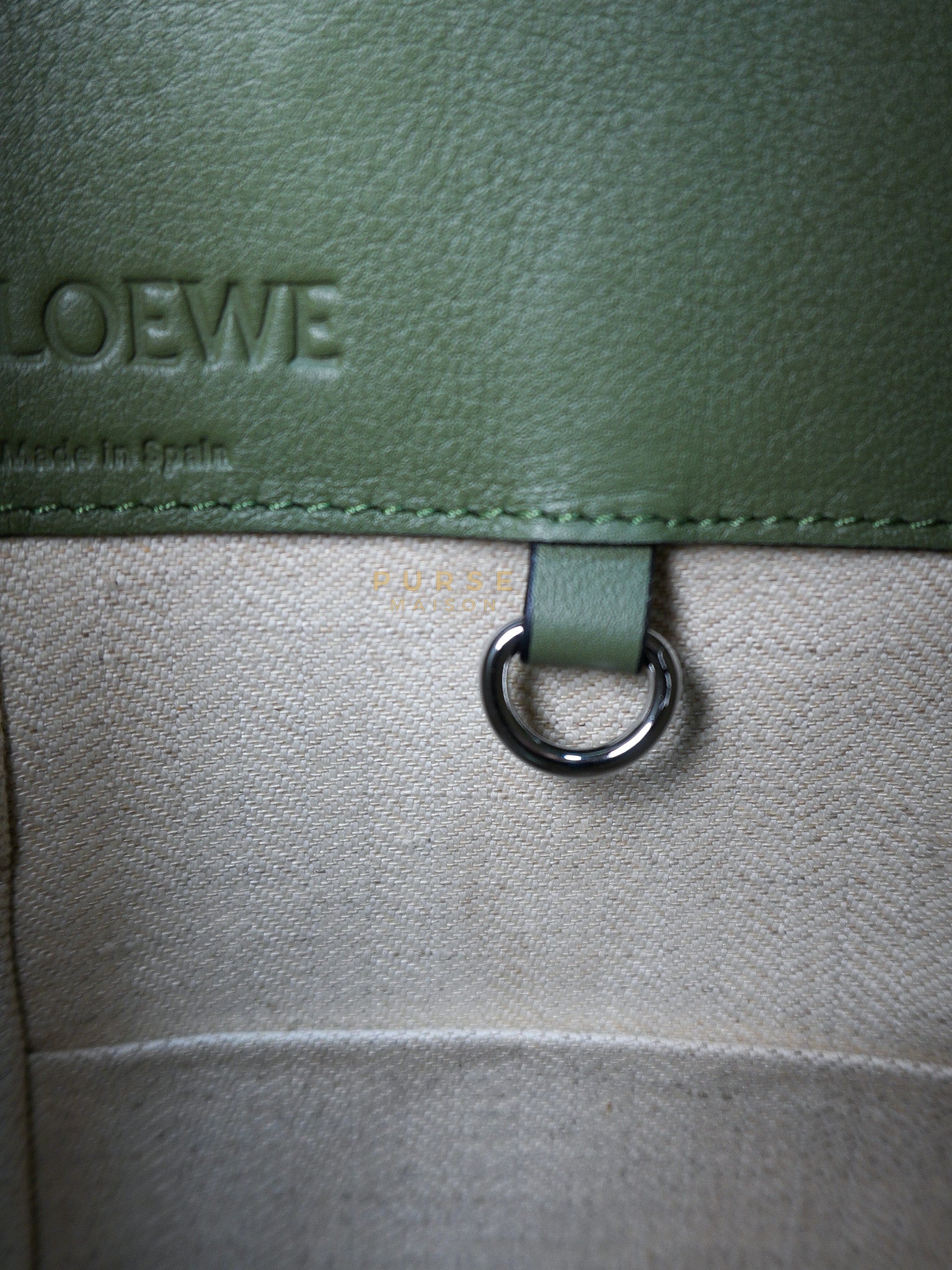 Hammock Small Bag in Clay Green & Silver Hardware | Purse Maison Luxury Bags Shop