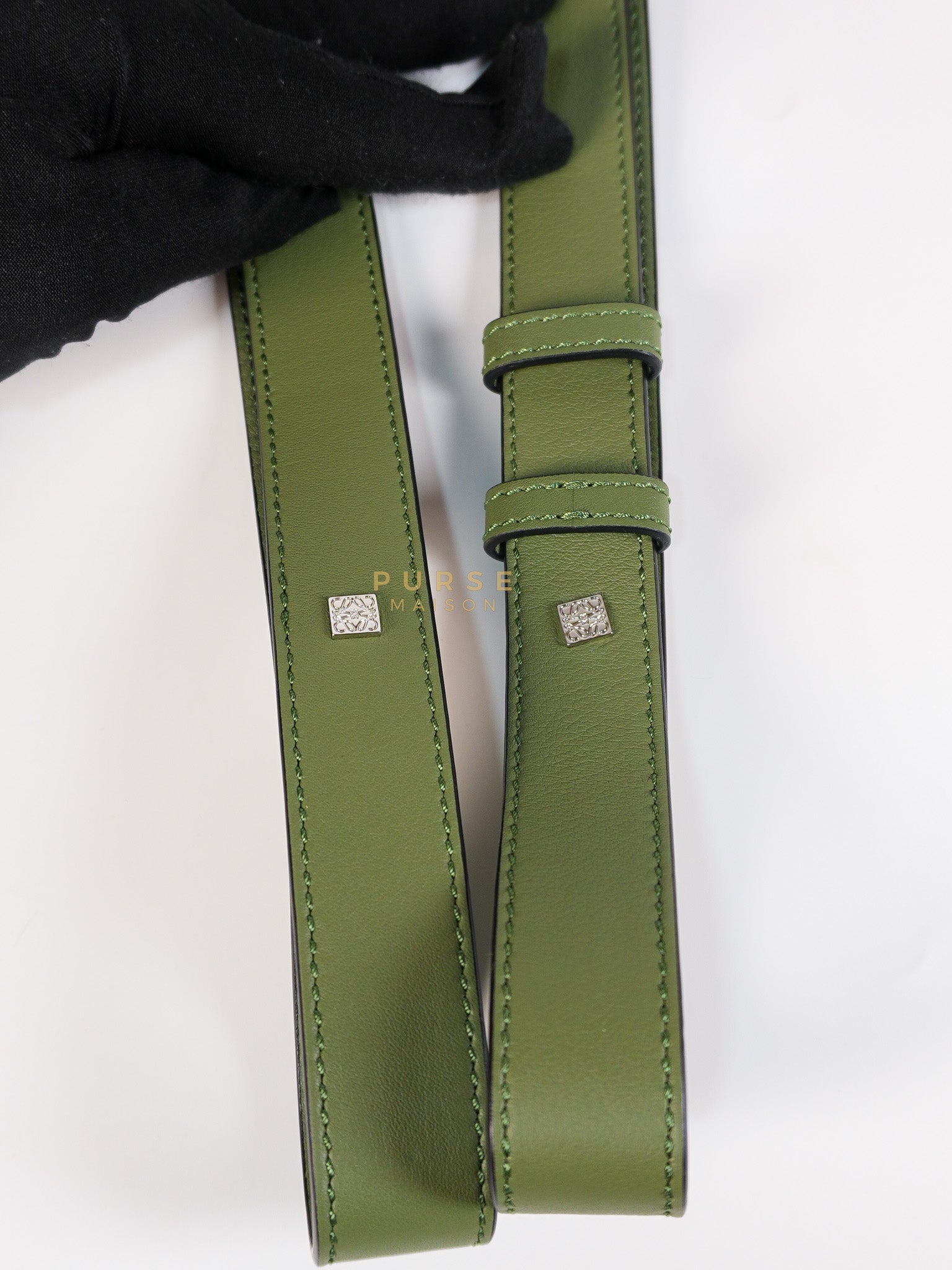 Hammock Small Bag in Clay Green & Silver Hardware | Purse Maison Luxury Bags Shop