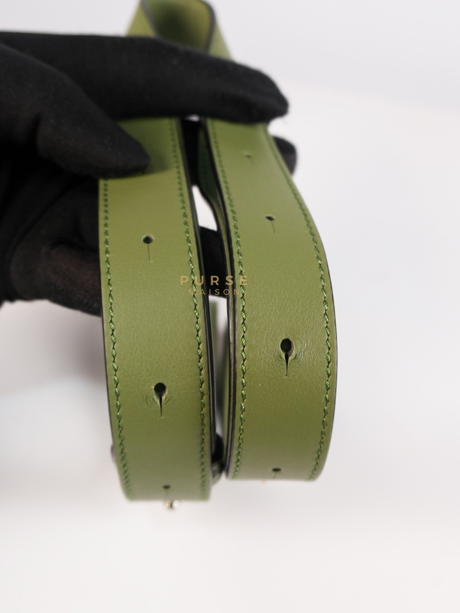 Hammock Small Bag in Clay Green & Silver Hardware | Purse Maison Luxury Bags Shop