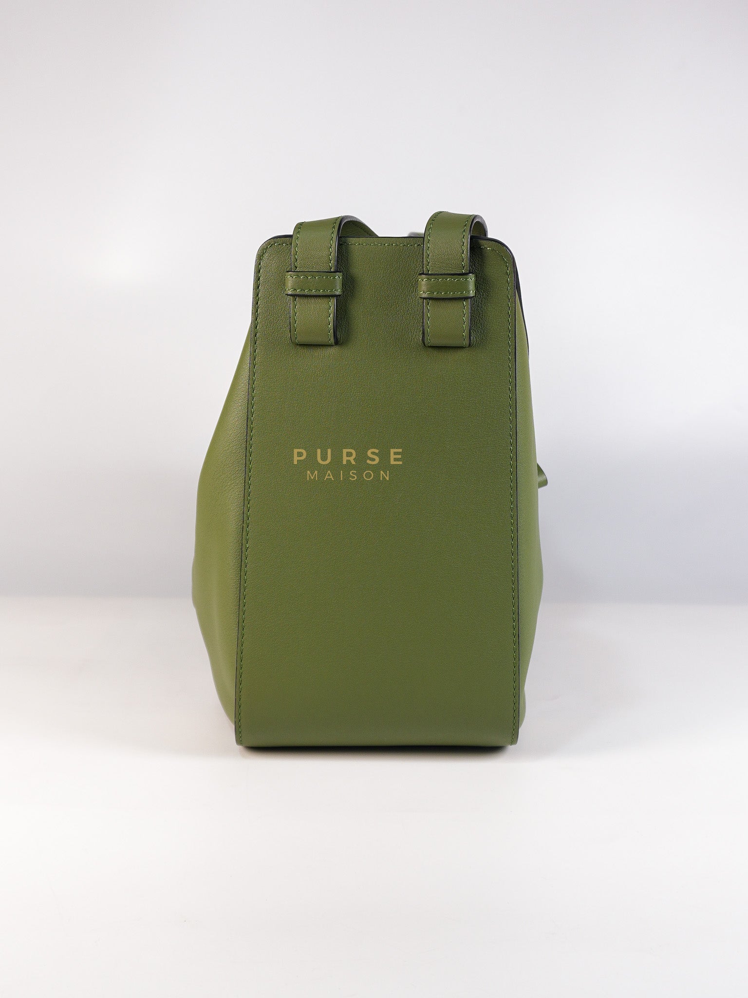 Hammock Small Bag in Clay Green & Silver Hardware | Purse Maison Luxury Bags Shop