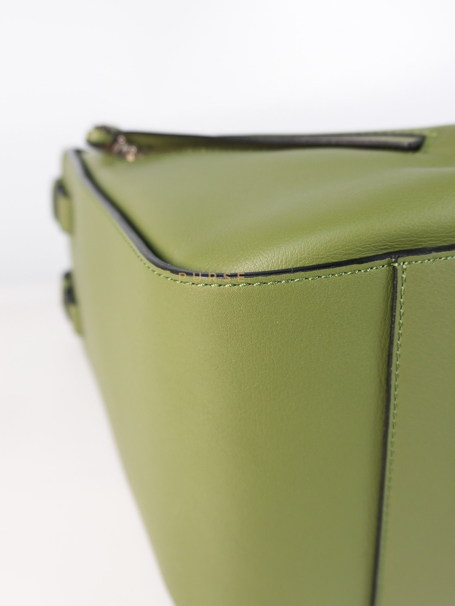 Hammock Small Bag in Clay Green & Silver Hardware | Purse Maison Luxury Bags Shop