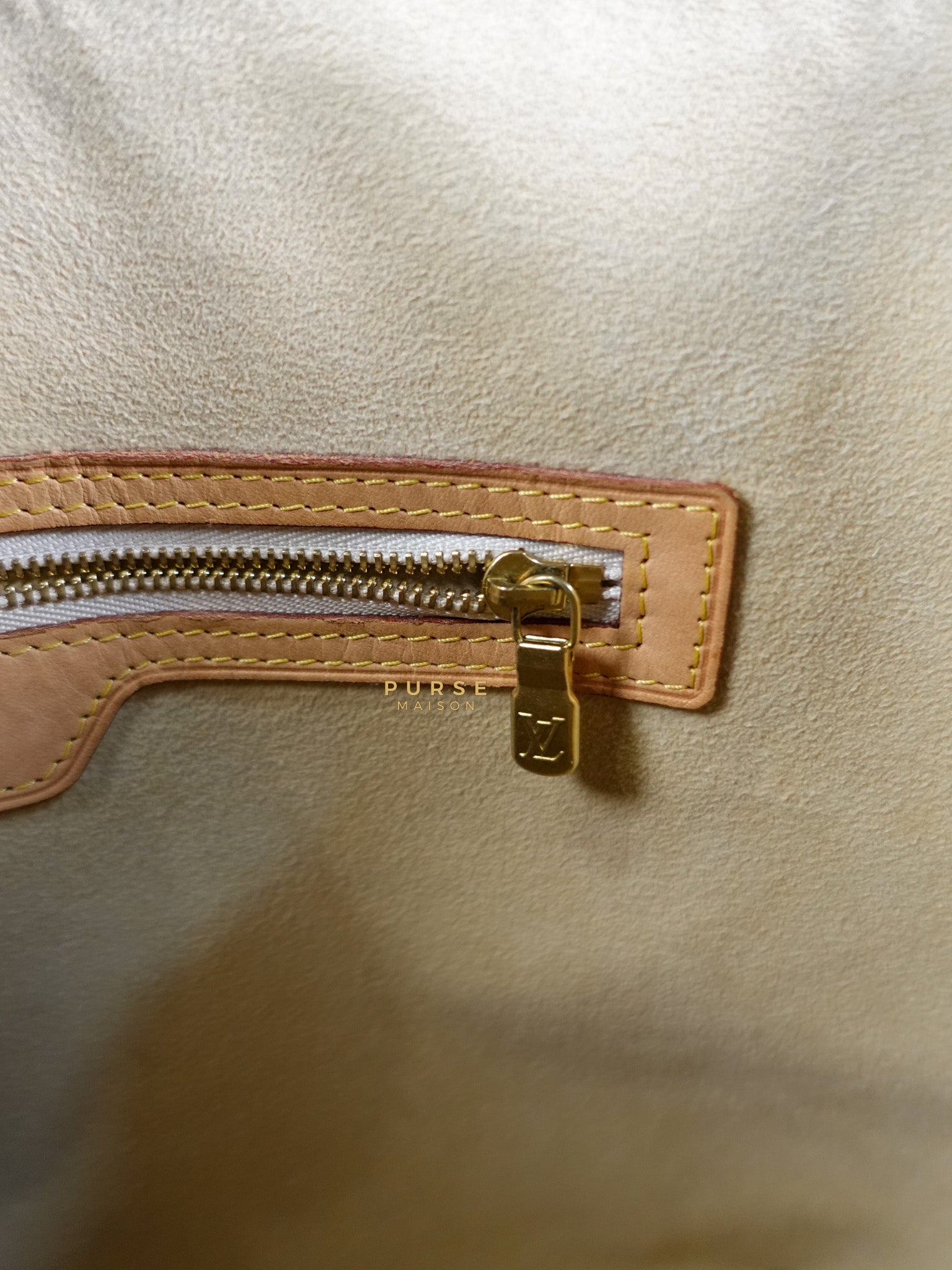 Hampstead MM in Damier Azur Canvas (No Date Code) | Purse Maison Luxury Bags Shop