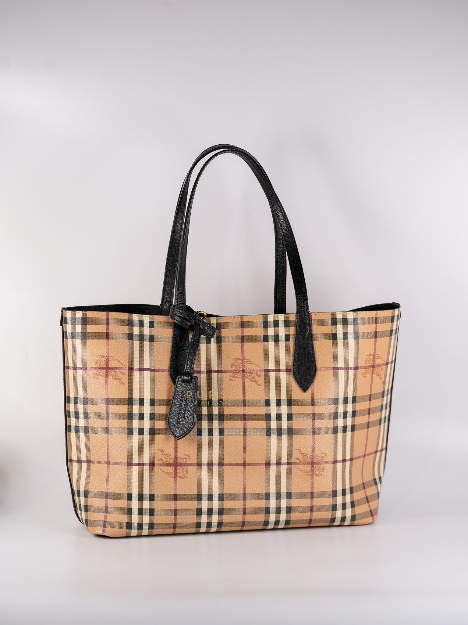 Haymarket Reversible Tote Bag Large in Archive Beige | Purse Maison Luxury Bags Shop