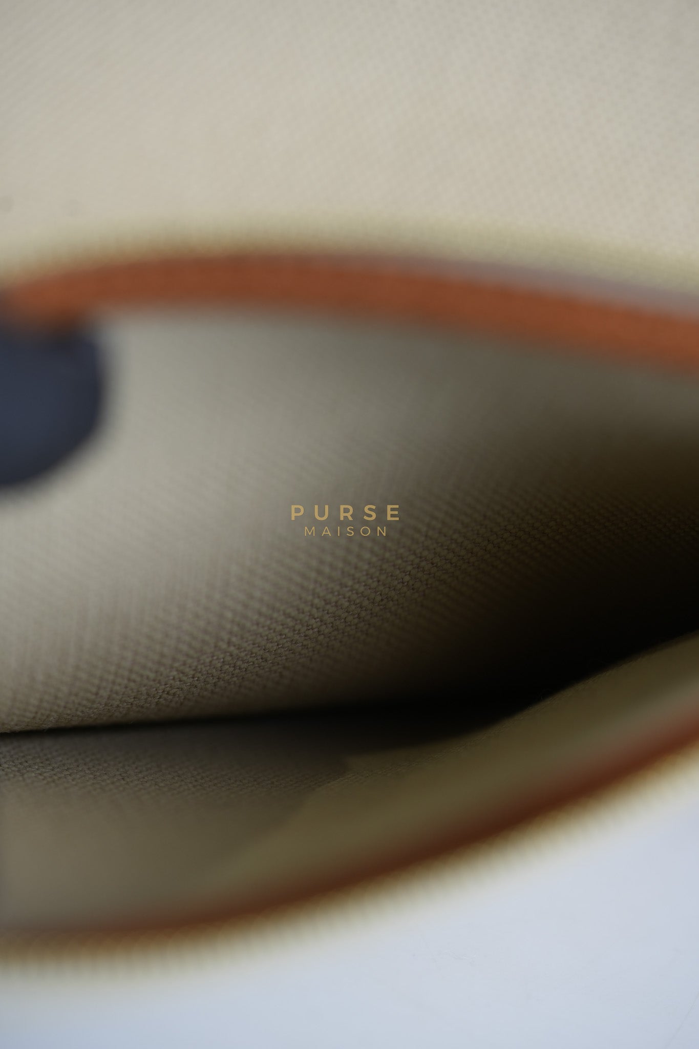 Herbag Zip 31 in Toile militaries/Vache Hunter Beton/Fauve & Gold Hardware Stamp U (2022) | Purse Maison Luxury Bags Shop
