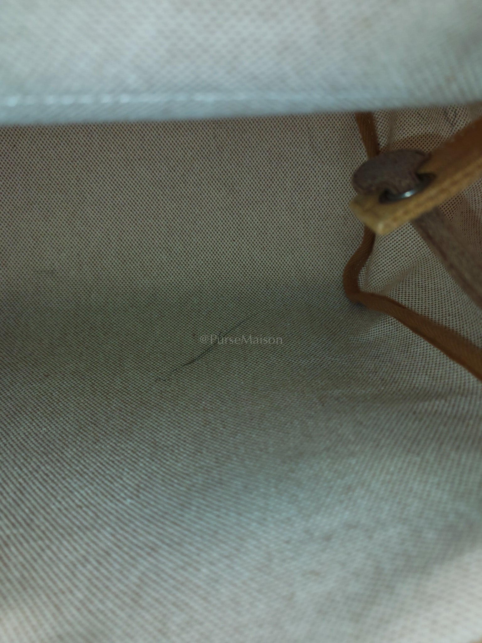 Herbag 31 Brides de Gala Toile Hunter / Natural Sable and Palladium Hardware Stamp Z (2021) | Purse Maison Luxury Bags Shop