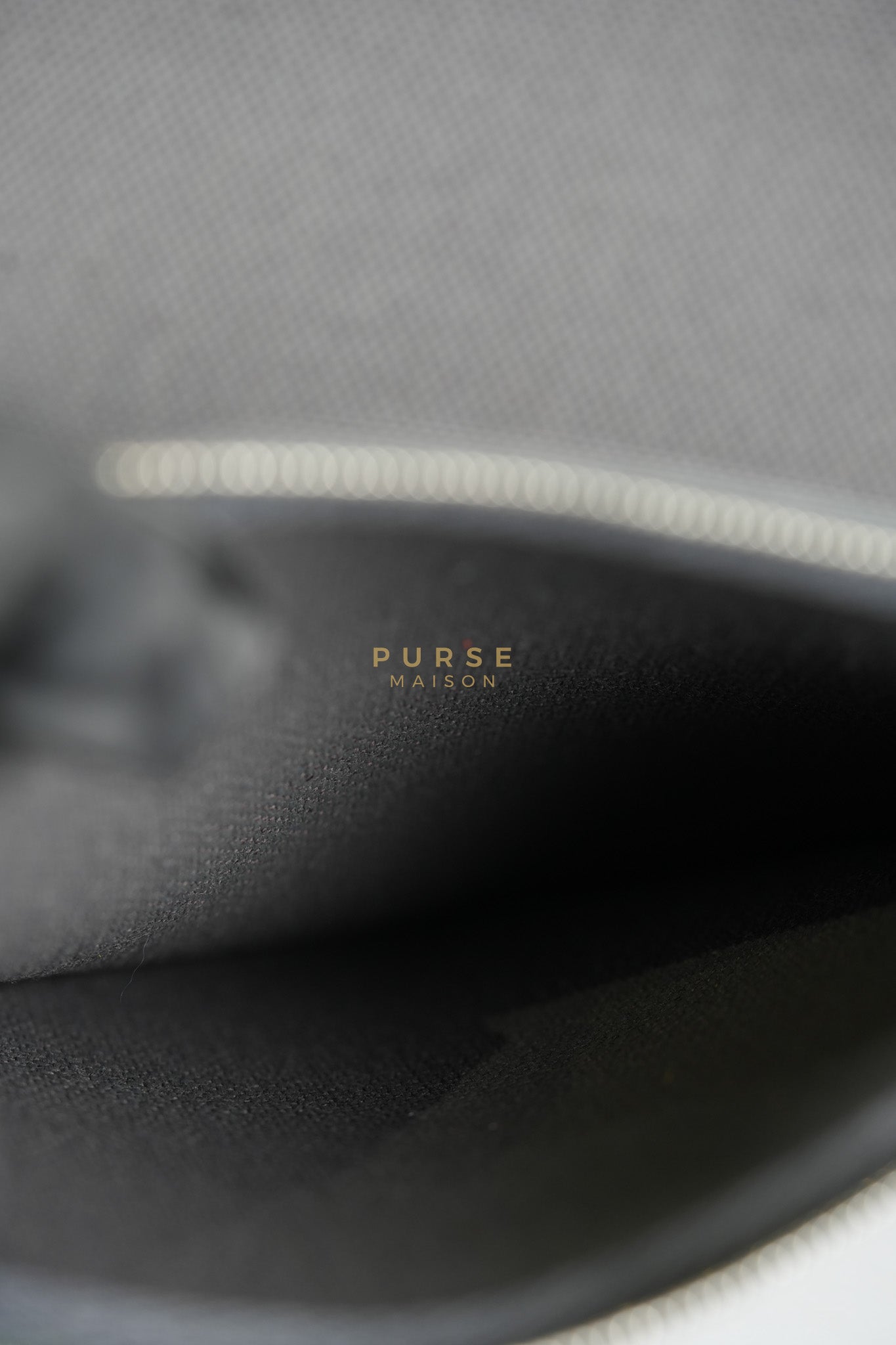 Herbag 31 in Gray Canvas and Palladium Hardware Stamp K (2025) | Purse Maison Luxury Bags Shop