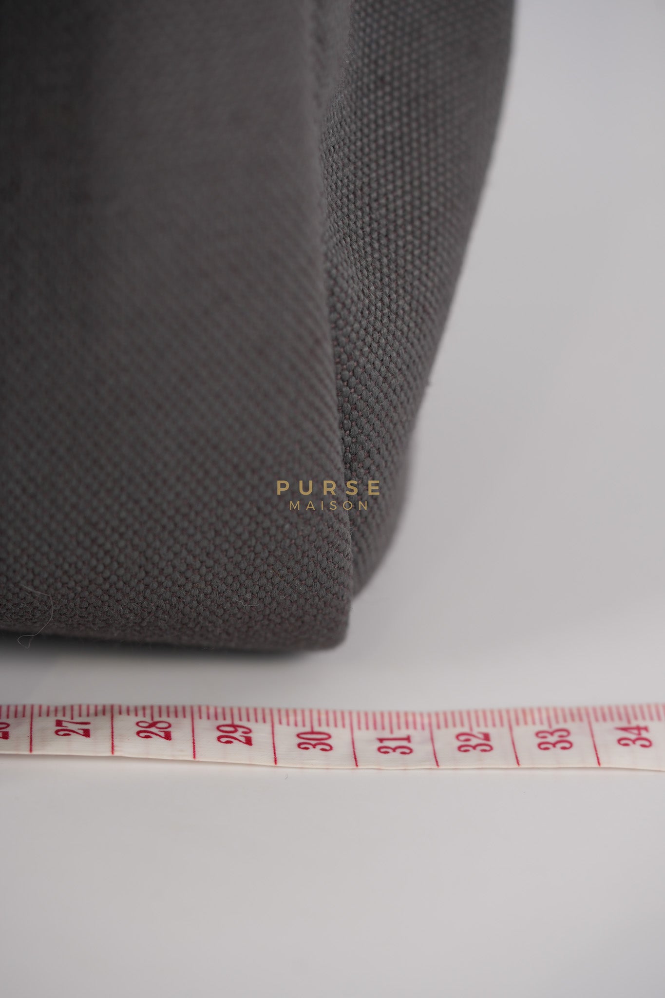 Herbag 31 in Gray Canvas and Palladium Hardware Stamp K (2025) | Purse Maison Luxury Bags Shop