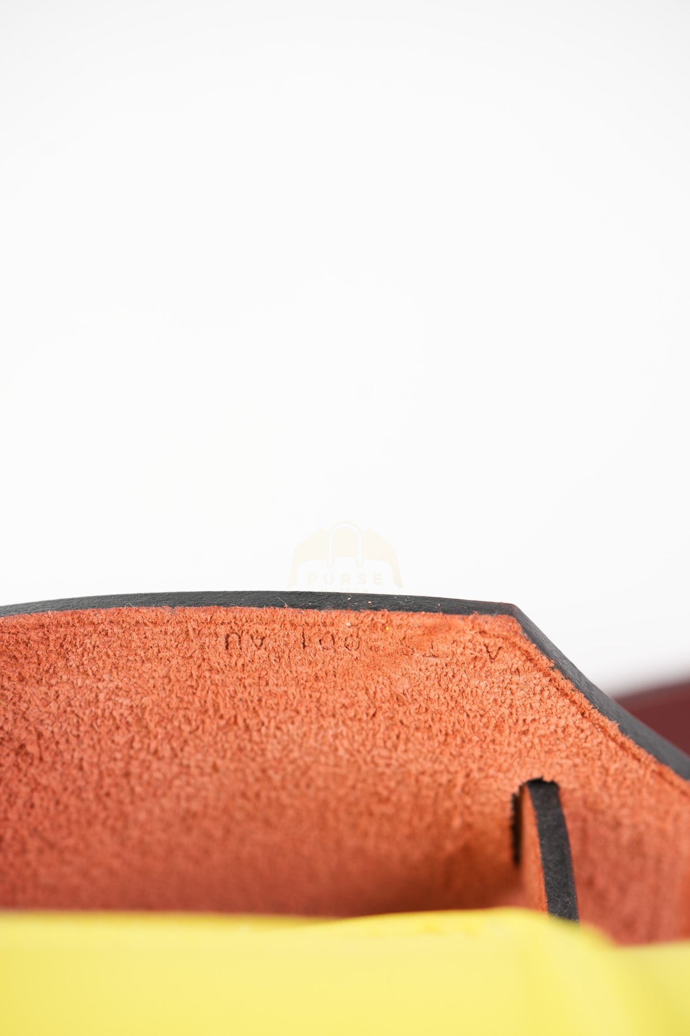 Herbag 31 in Yellow Green Leather & Palladium Hardware Stamp A (2017) | Purse Maison Luxury Bags Shop