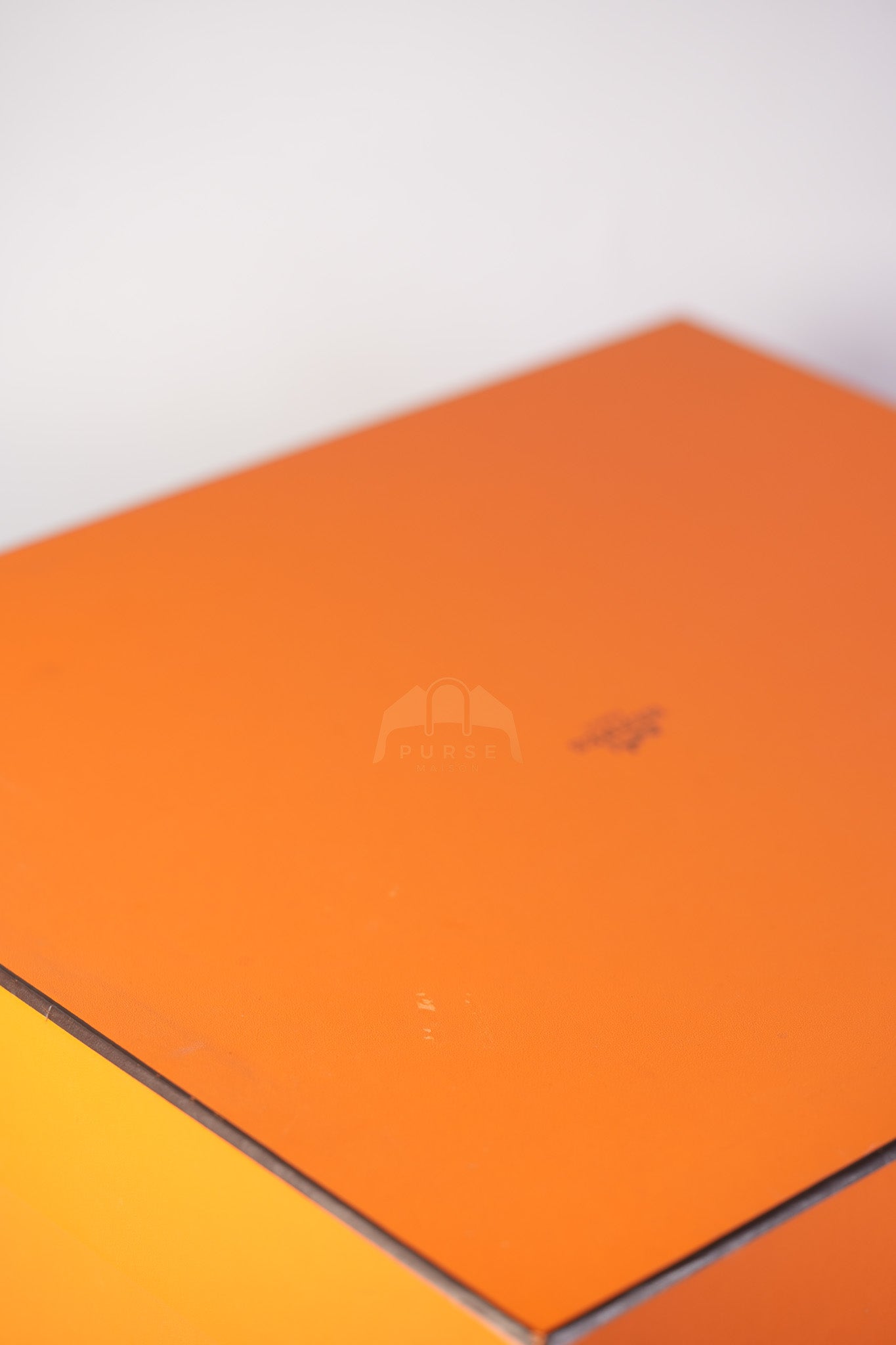 Herbag 31 in Yellow Green Leather & Palladium Hardware Stamp A (2017) | Purse Maison Luxury Bags Shop