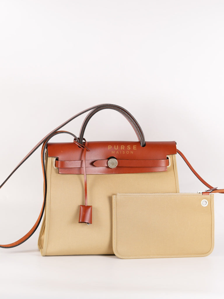 Herbag 31 Trench Canvas and Palladium Hardware Stamp A (2017) | Purse Maison Luxury Bags Shop