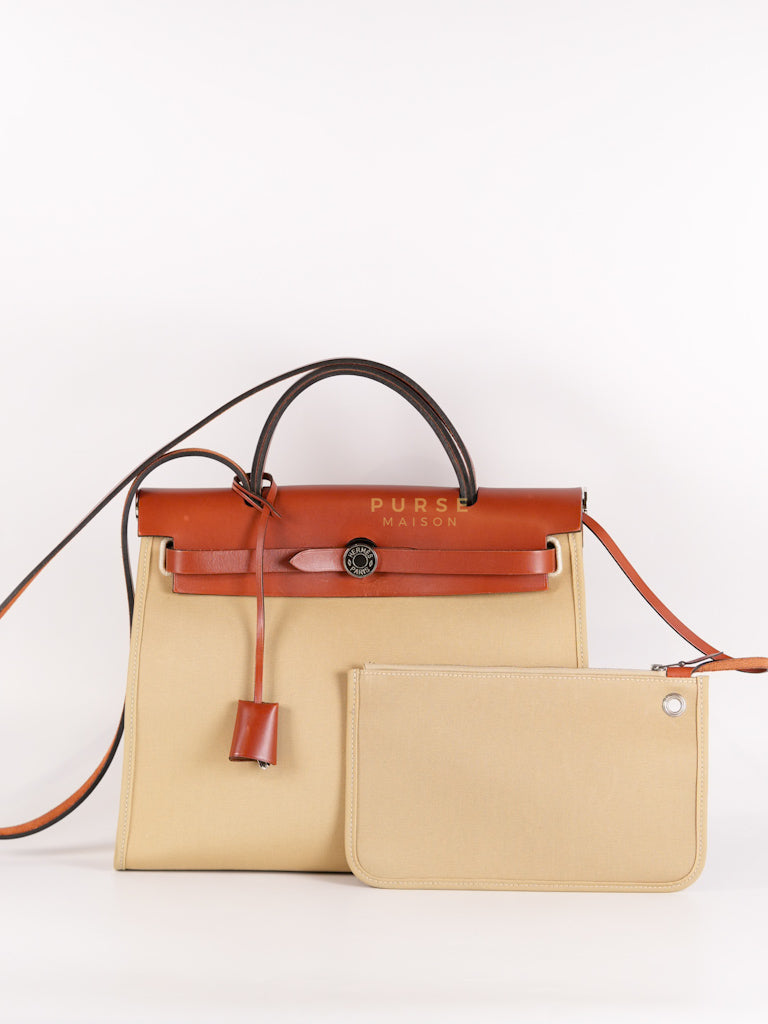 Herbag 31 Trench Canvas and Palladium Hardware Stamp A (2017) | Purse Maison Luxury Bags Shop