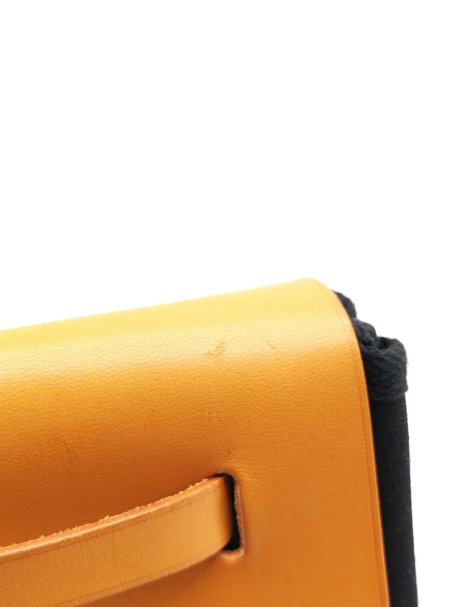 Herbag Clutch in Black Canvas Stamp C (2018) | Purse Maison Luxury Bags Shop