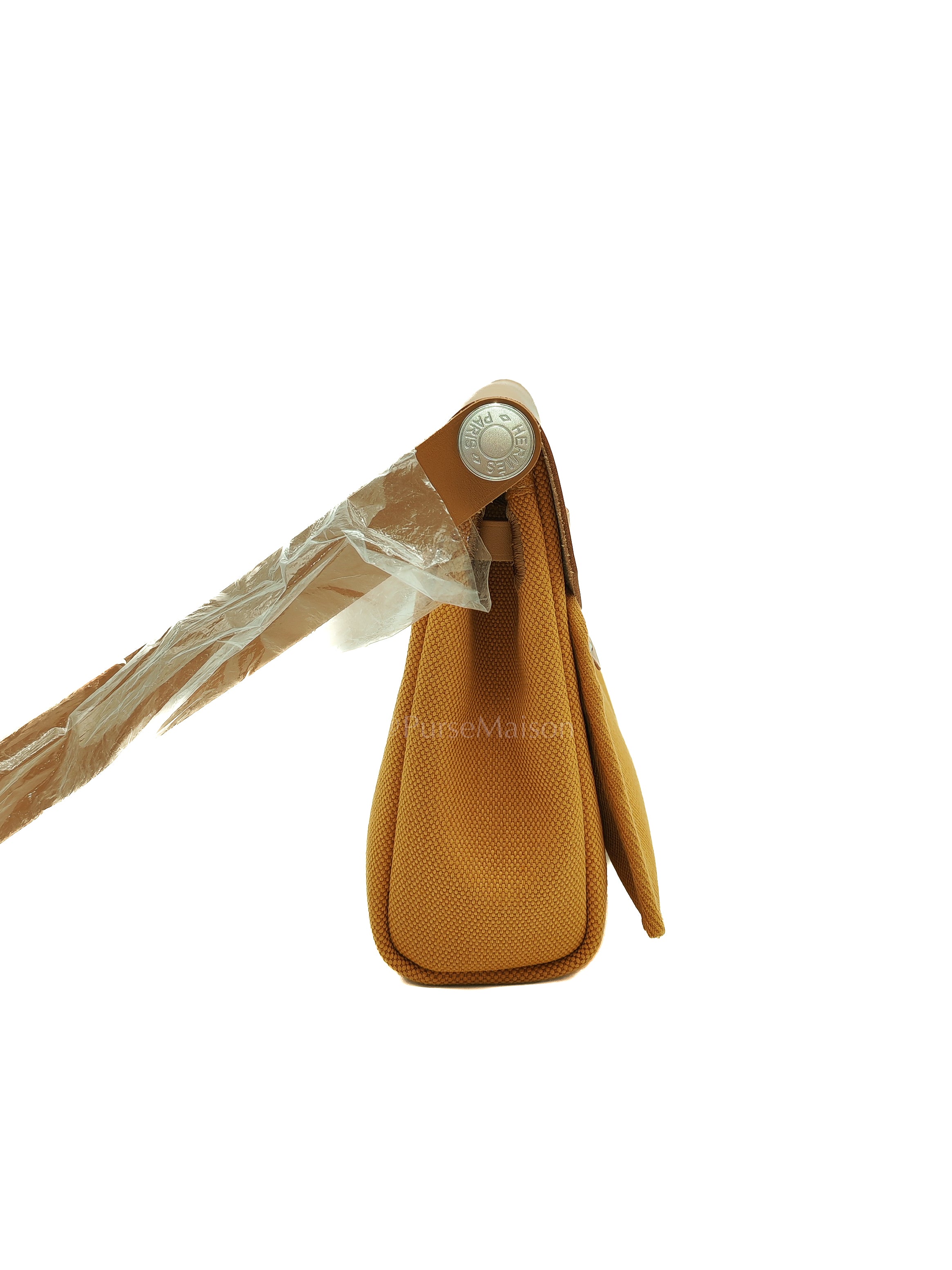 Herbag Mini in Sesame Canvas Palladium Hardware Stamp K(2025) | Purse Maison Luxury Bags Shop