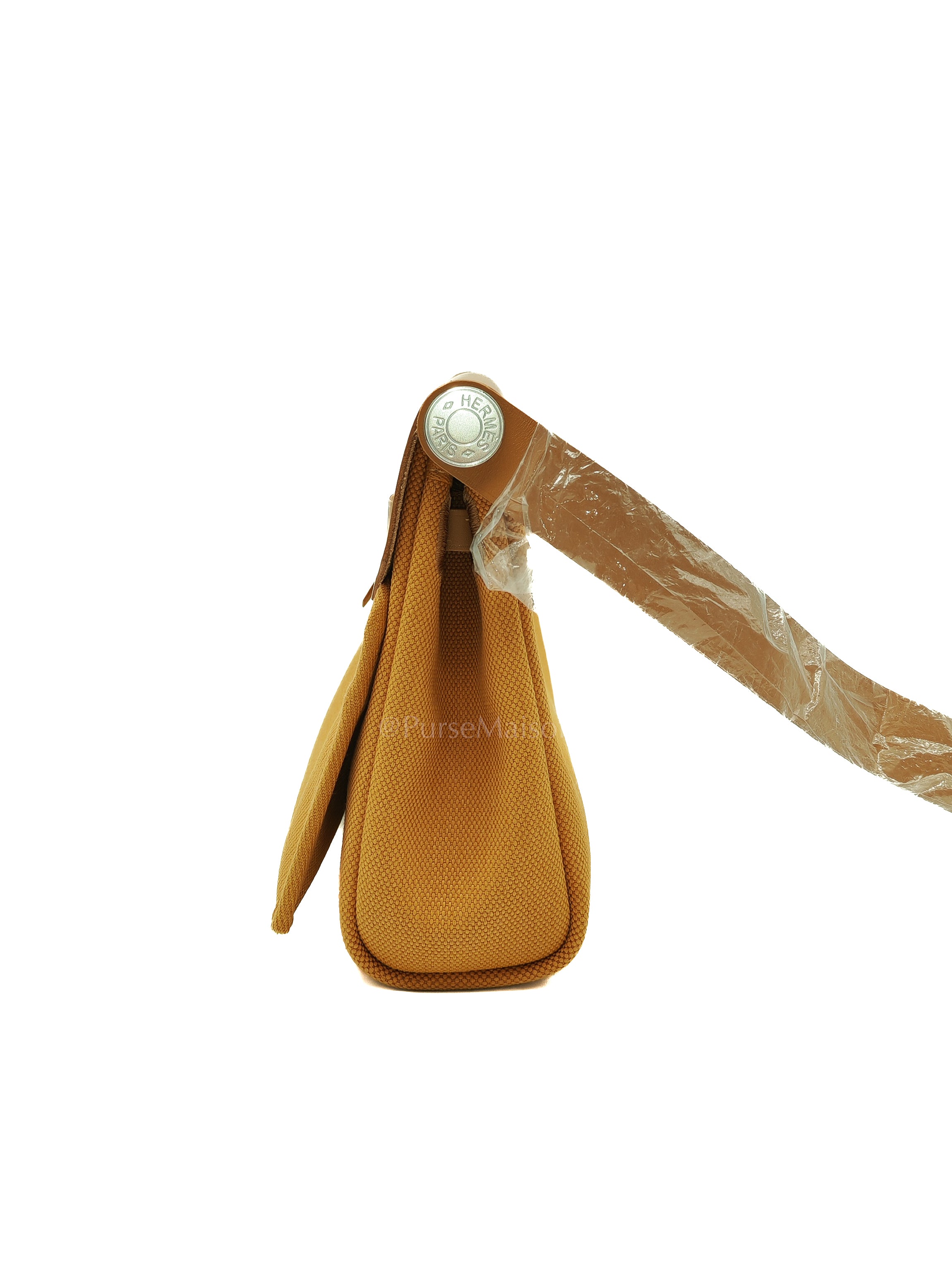 Herbag Mini in Sesame Canvas Palladium Hardware Stamp K(2025) | Purse Maison Luxury Bags Shop