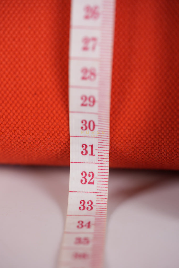 Herbag Zip 31 Capucine Toile H Berline Vache Fauve Hunter Naturel Palladium Hardware Stamp B (2023) | Purse Maison Luxury Bags Shop