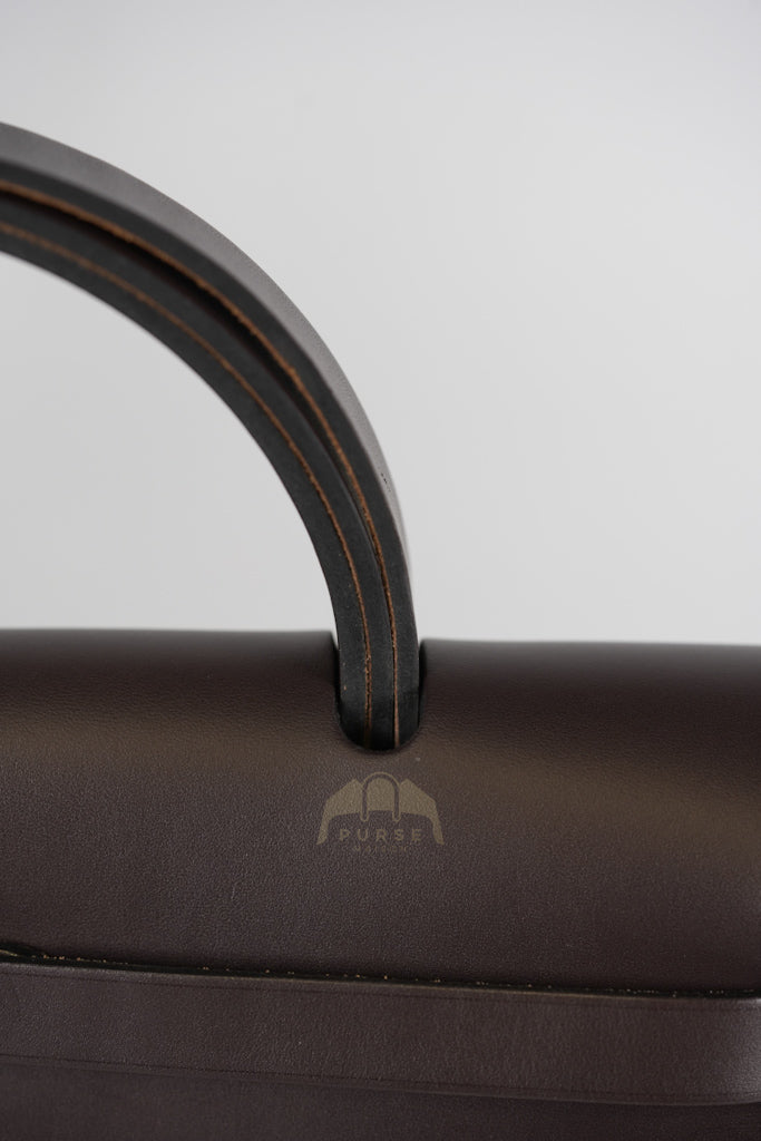 Herbag Zip 31 Chaine d'Ancre Canvas Ebene in Palladium Hardware Stamp U (2022) | Purse Maison Luxury Bags Shop