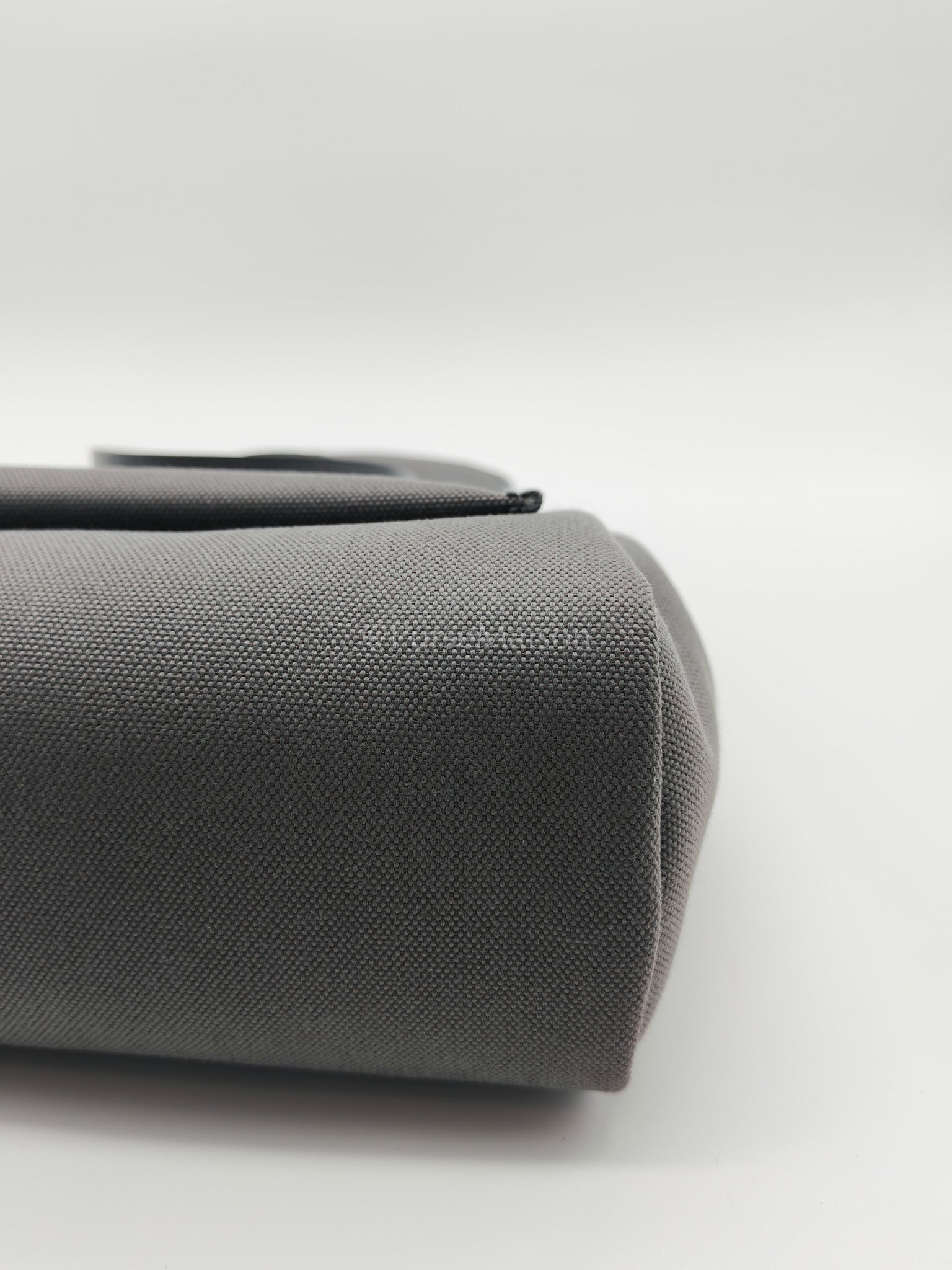 Herbag Zip 31 in Grey Canvas Palladium Hardware Stamp K(2025) | Purse Maison Luxury Bags Shop