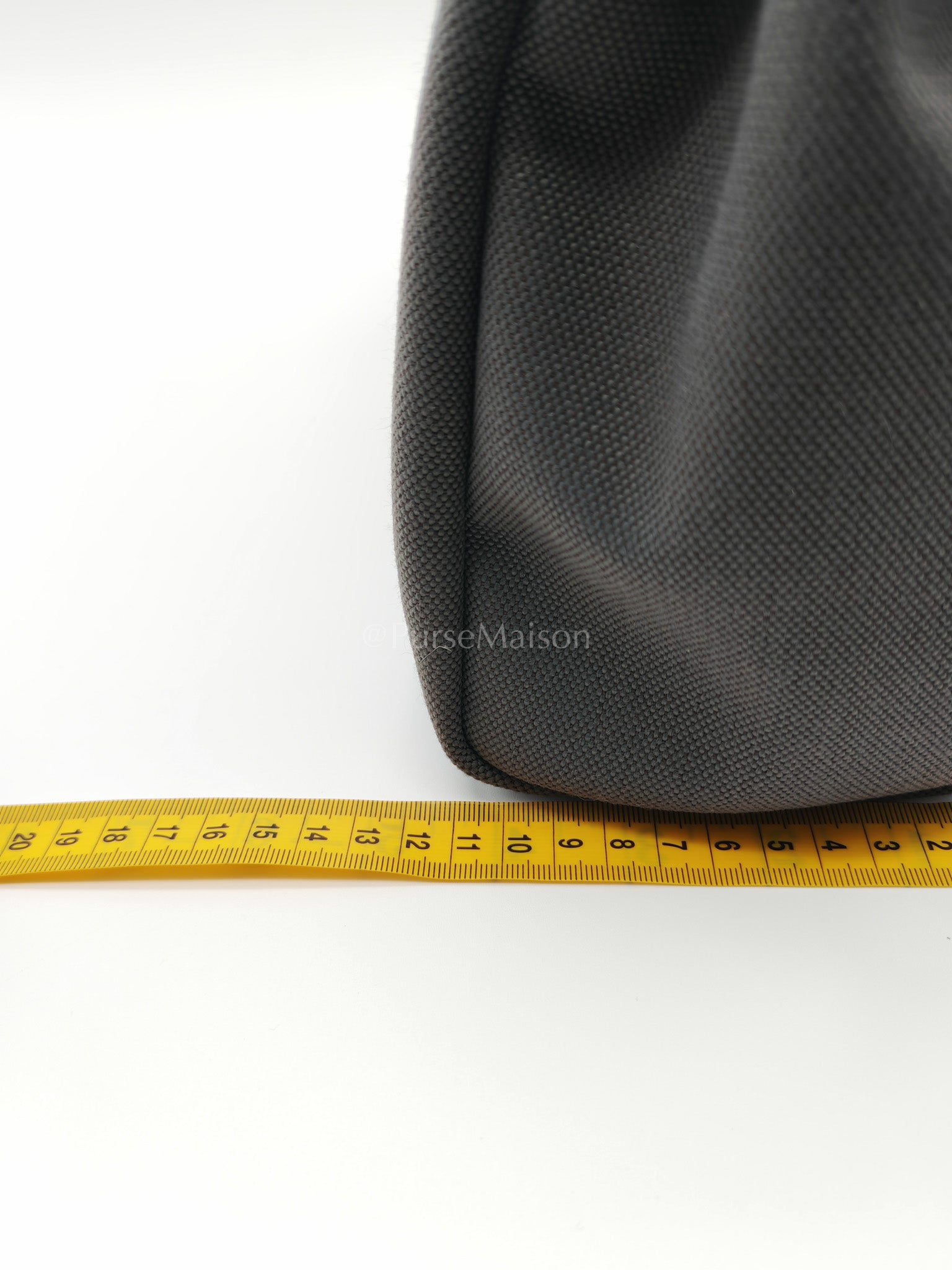 Herbag Zip 31 in Grey Canvas Palladium Hardware Stamp K(2025) | Purse Maison Luxury Bags Shop