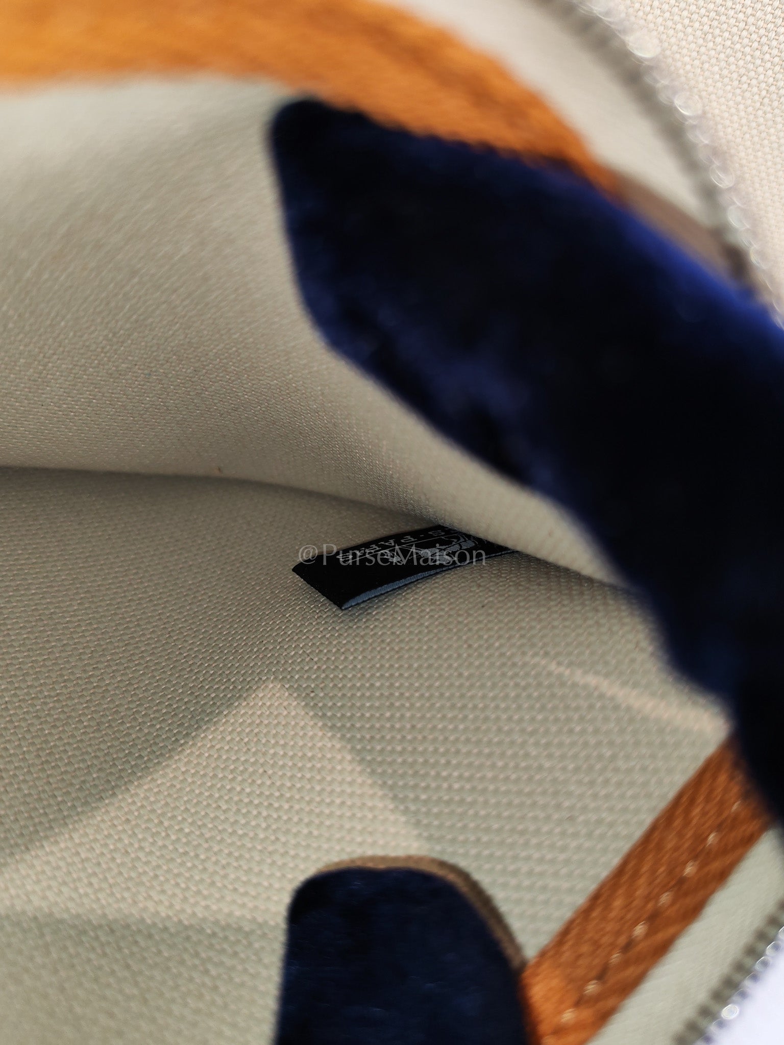 Herbag Zip 31 in Natural Vache and Beton Toile Canvas Palladium Hardware Stamp W(2024) | Purse Maison Luxury Bags Shop