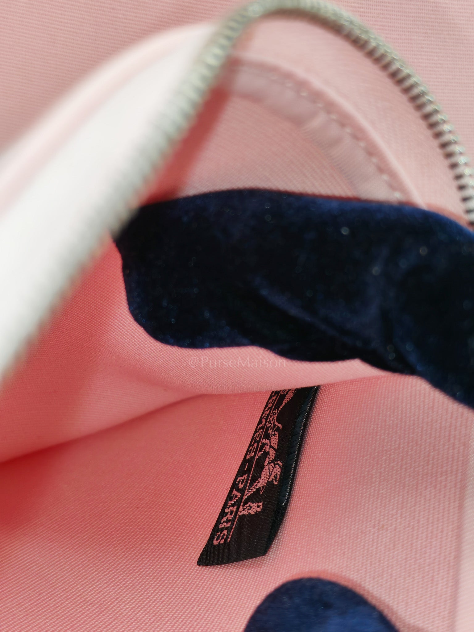 Herbag Zip 39 in Sakura Pink Palladium Hardware Stamp T(2016) | Purse Maison Luxury Bags Shop