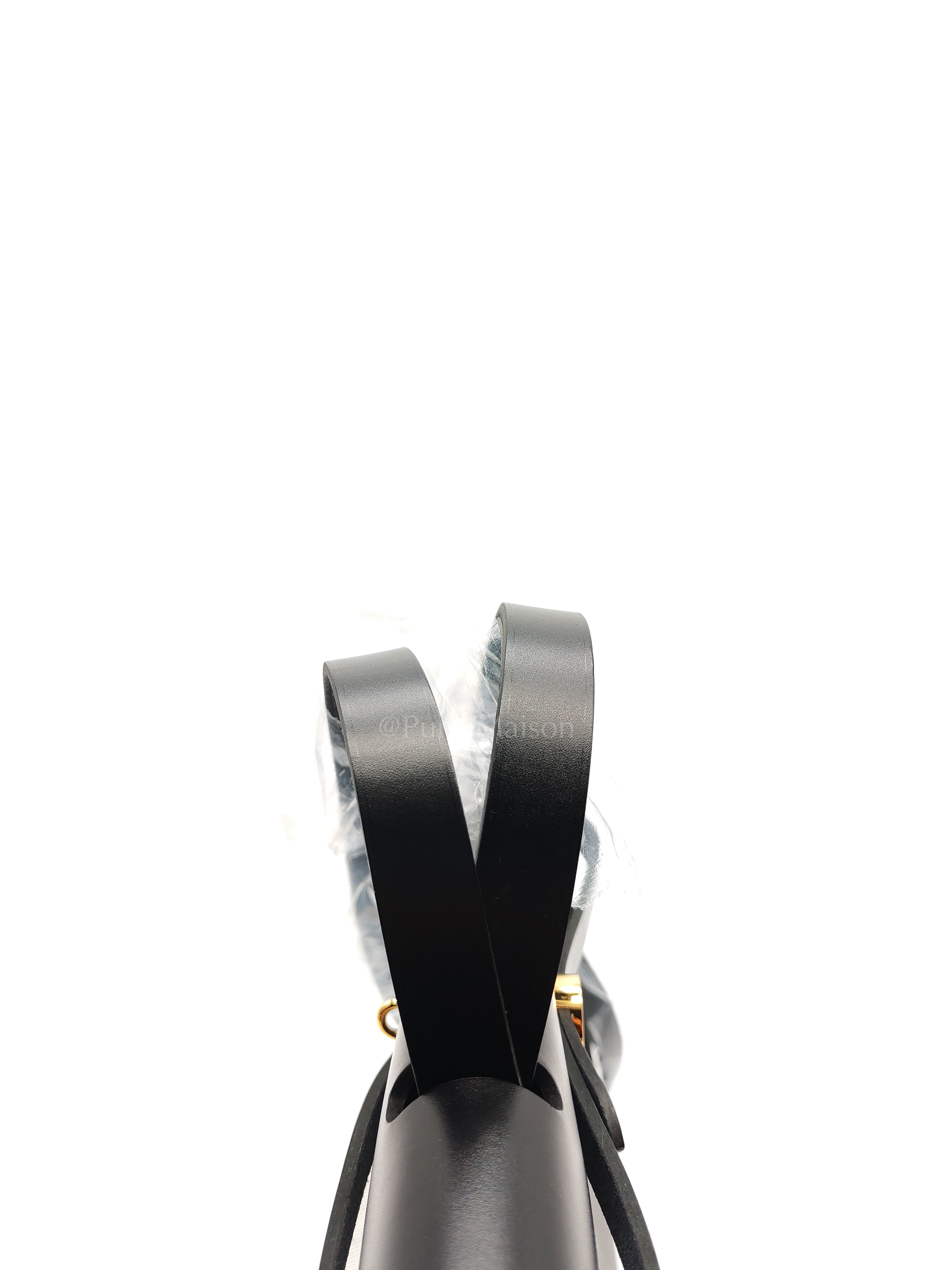Herbag Zip PM 31 Black and Ecru Toile H Berline Black Vache Hunter Gold Hardware Stamp K(2025) | Purse Maison Luxury Bags Shop