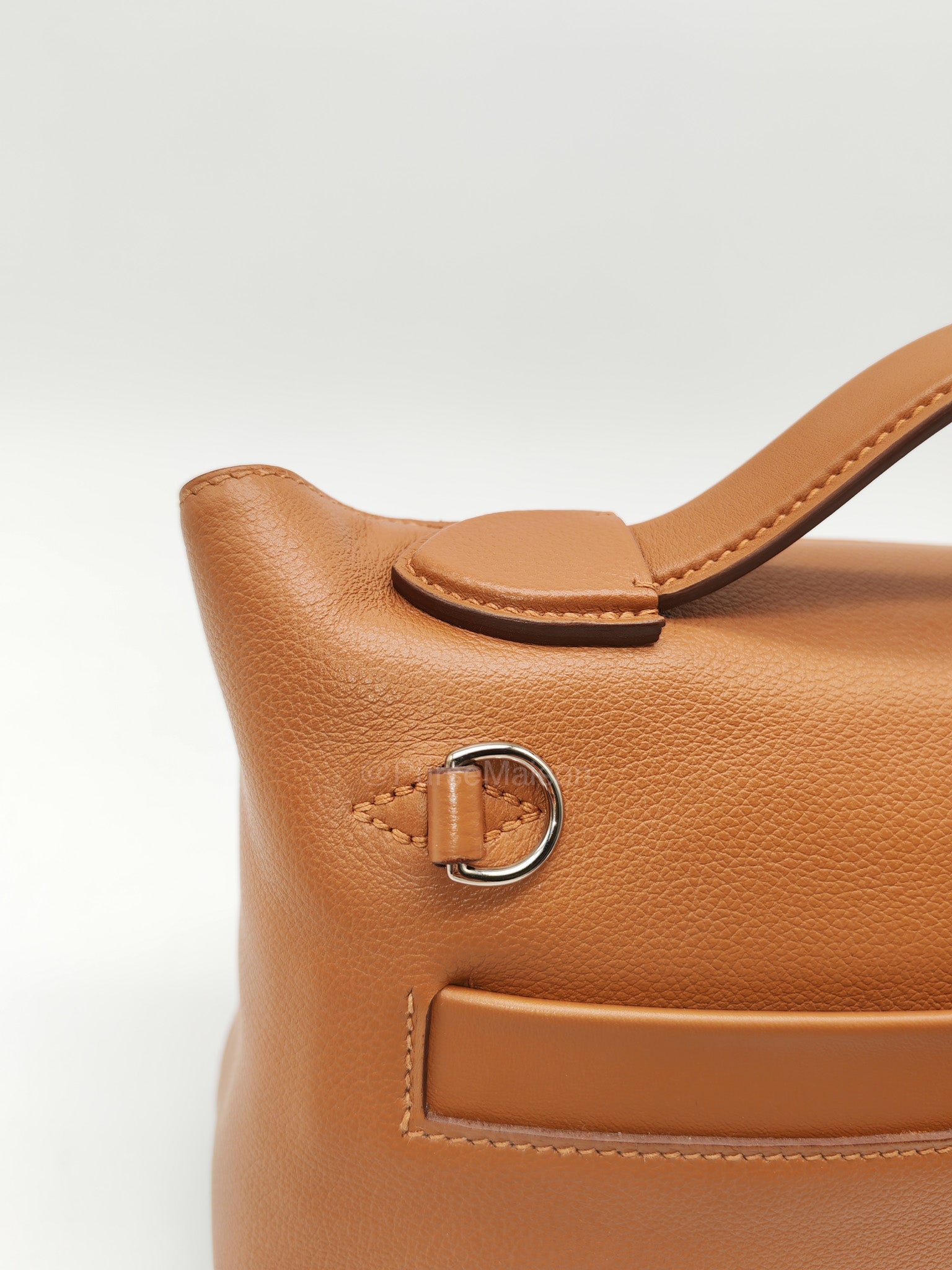 Hermes 24/24 Mini 21 in Gold Evercolor Leather Palladium Hardware Stamp U(2022) | Purse Maison Luxury Bags Shop