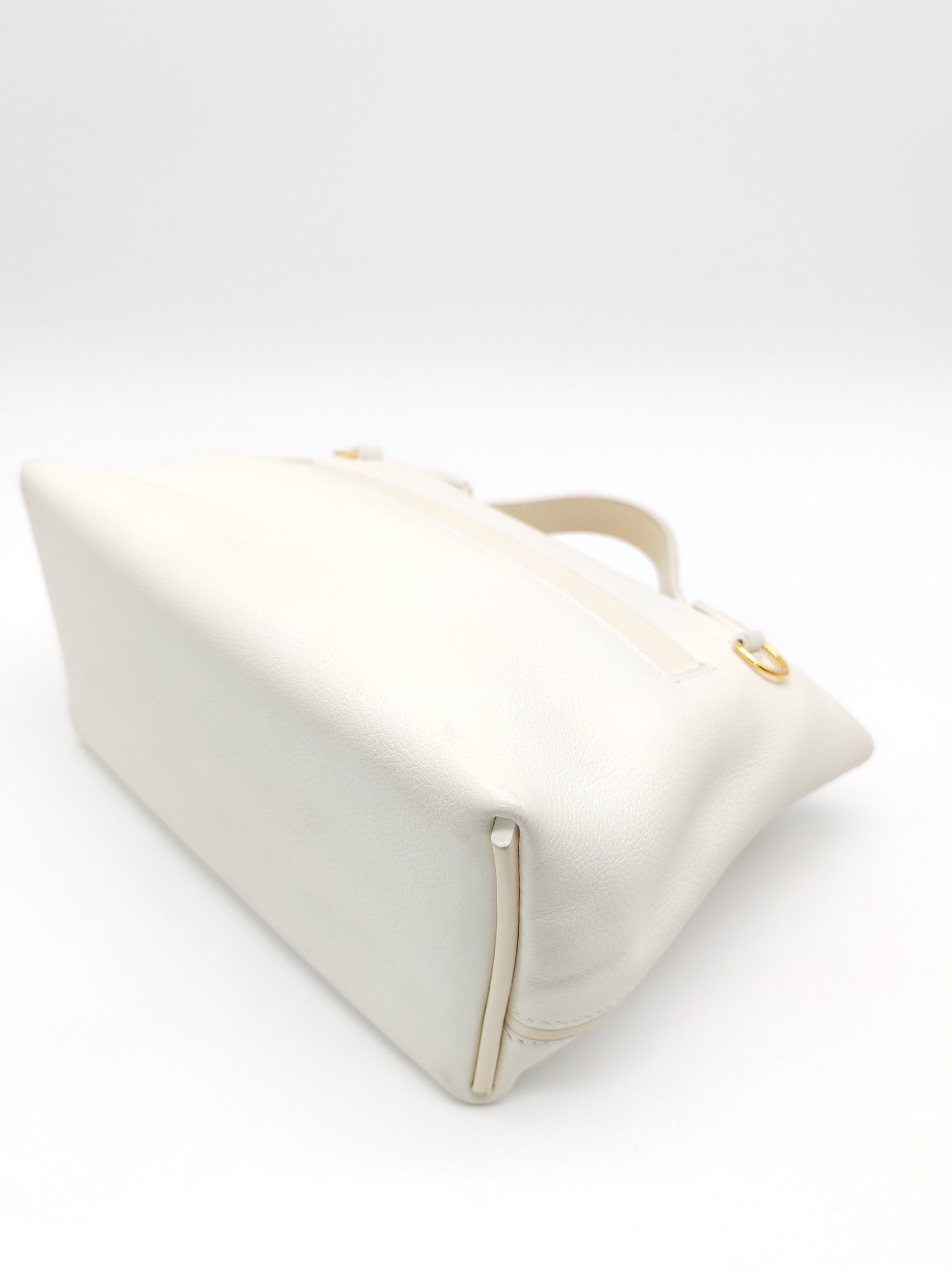 Hermes 24/24 Mini Veau Evercolor/Veau Swift Ay Blanc/Nata and Gold Hardware Stamp Z (2021) | Purse Maison Luxury Bags Shop