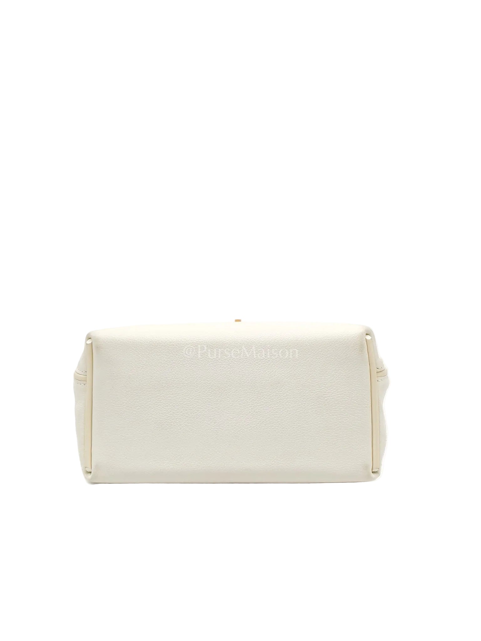 Hermes 24/24 Mini Veau Evercolor/Veau Swift Ay Blanc/Nata and Gold Hardware Stamp Z (2021) | Purse Maison Luxury Bags Shop