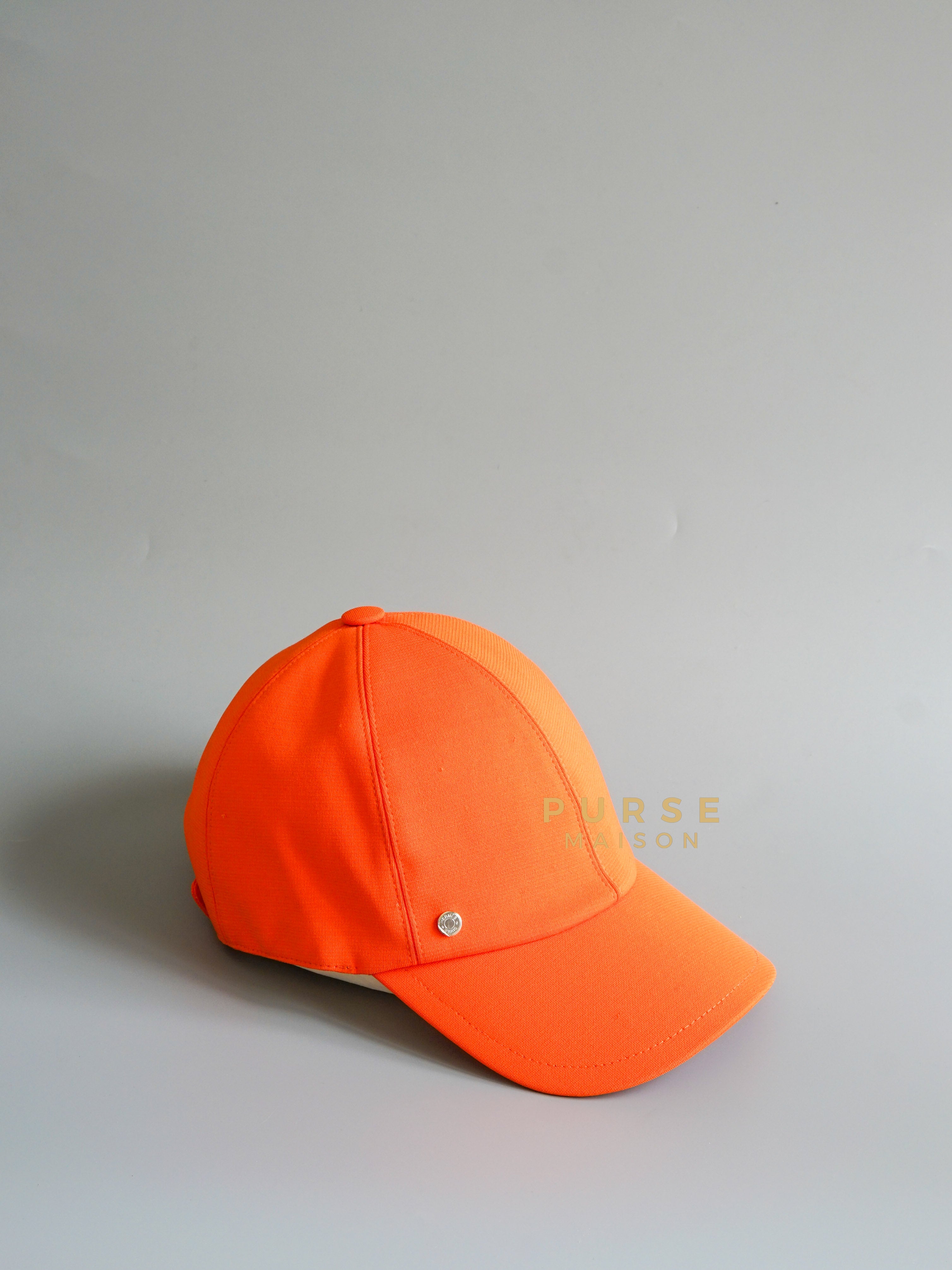 Hermes Baseball Cap (Orange) Size 57 | Purse Maison Luxury Bags Shop