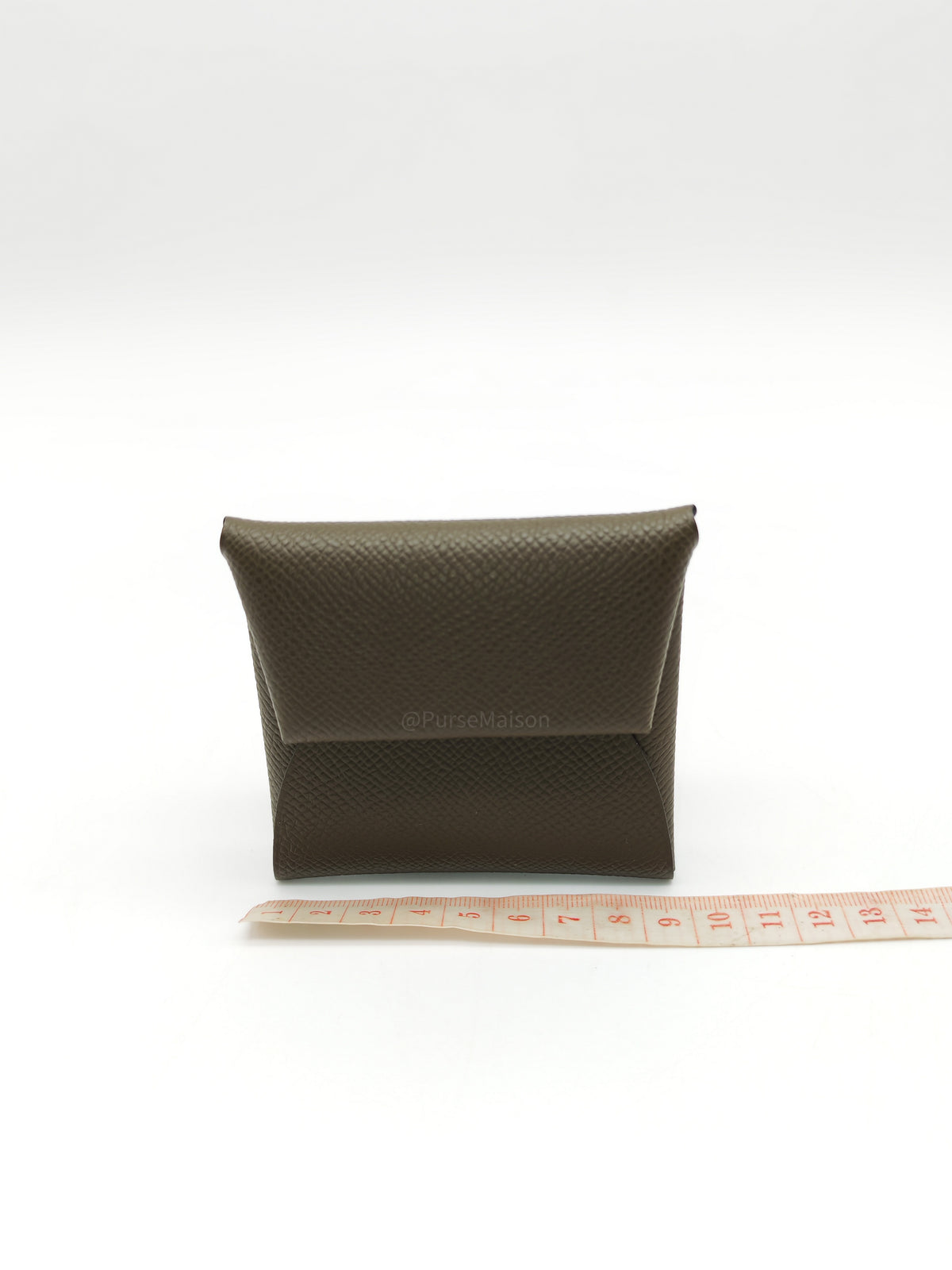 Hermes Bastia Coin Purse in Vert Loden Epsom Leather Palladium Hardware Stamp G (2026) | Purse Maison Luxury Bags Shop