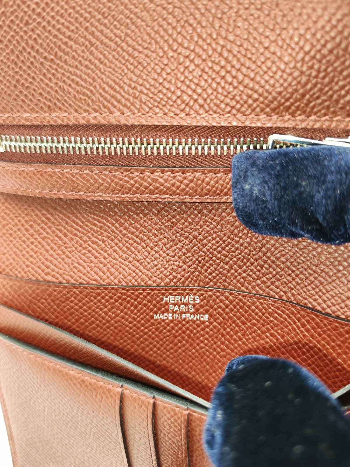Hermes Bearn Compact Wallet in Rouge Epsom Leather and Palladium Hardware Stamp W (2024) | Purse Maison Luxury Bags Shop