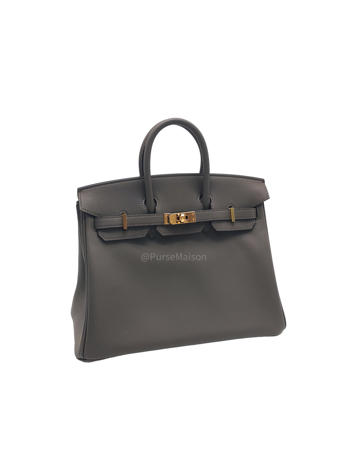 Hermes Birkin 25 in Etain Swift Leather and Gold Hardware Stamp K (2025) | Purse Maison Luxury Bags Shop