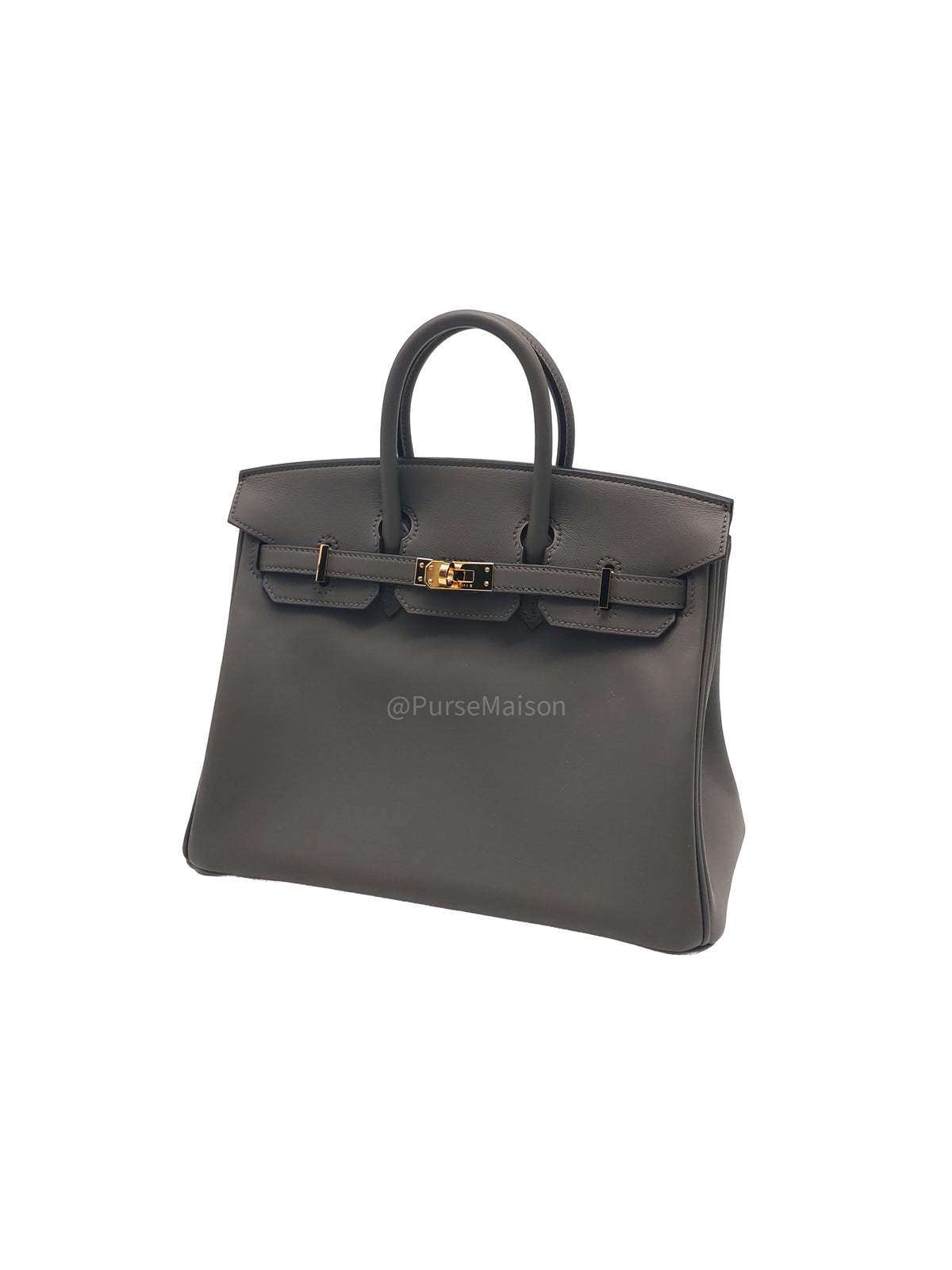 Hermes Birkin 25 in Etain Swift Leather and Gold Hardware Stamp K (2025) | Purse Maison Luxury Bags Shop