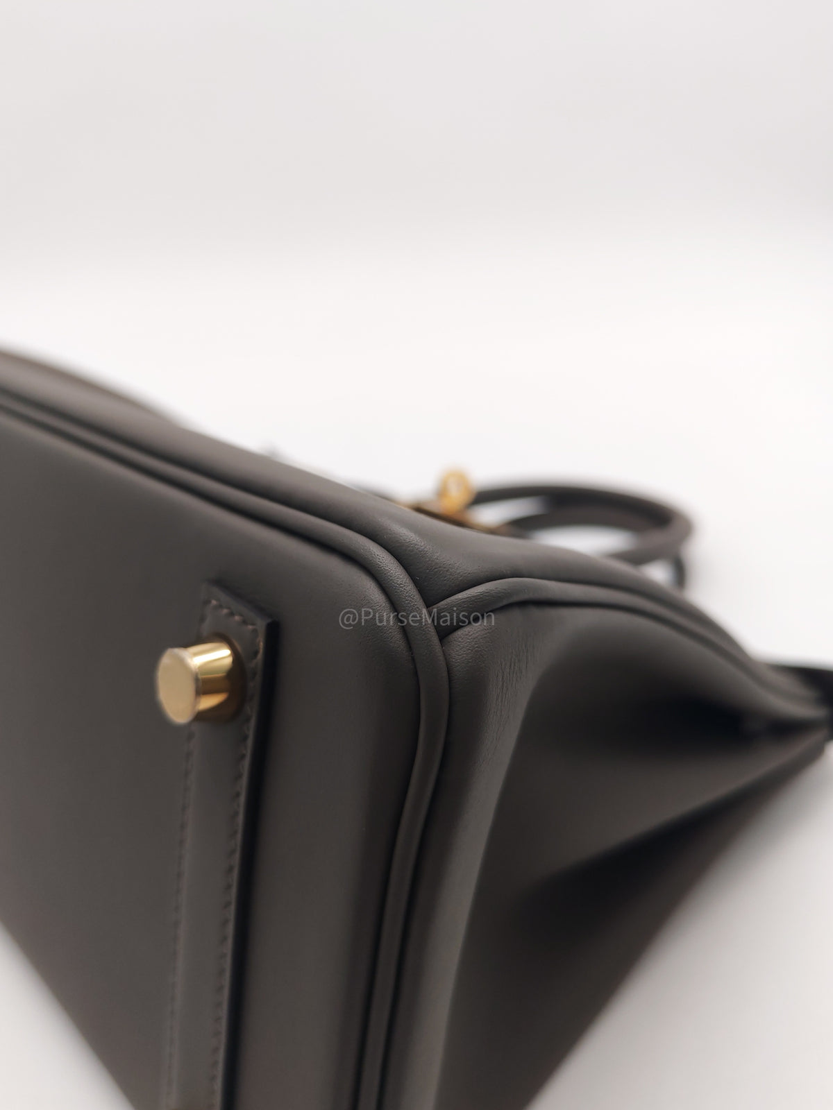 Hermes Birkin 25 in Etain Swift Leather and Gold Hardware Stamp K (2025) | Purse Maison Luxury Bags Shop
