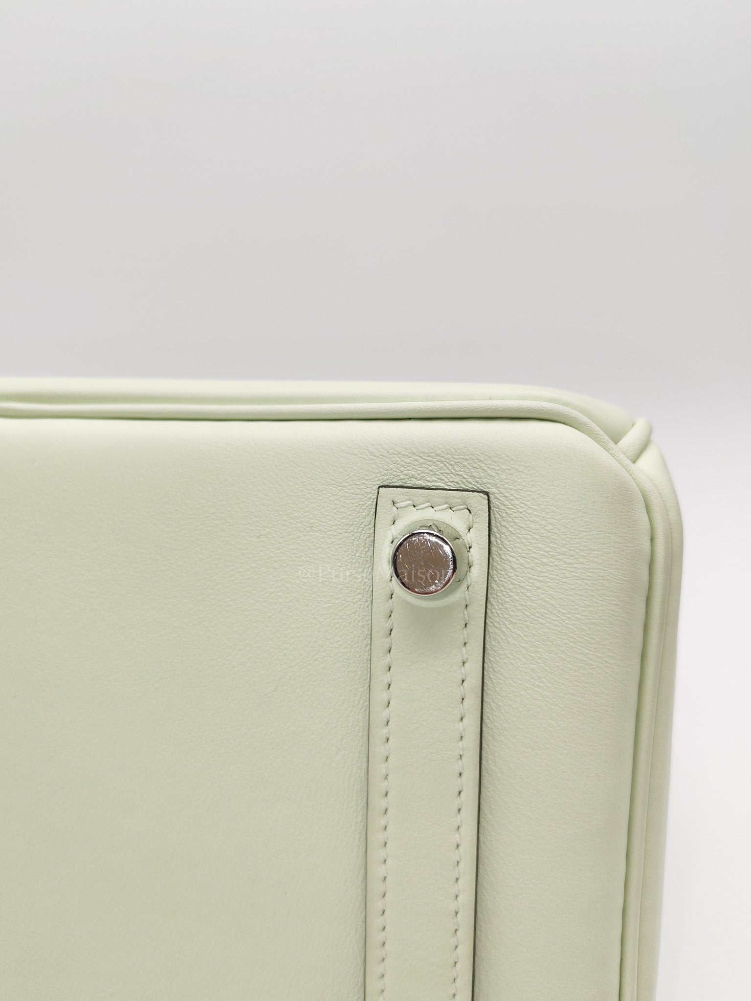 Hermes Birkin 25 in Vert Fizz Swift Leather Palladium Hardware Stamp U(2022) | Purse Maison Luxury Bags Shop