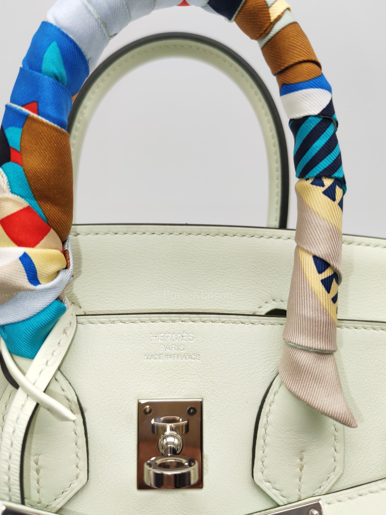 Hermes Birkin 25 in Vert Fizz Swift Leather Palladium Hardware Stamp U(2022) | Purse Maison Luxury Bags Shop